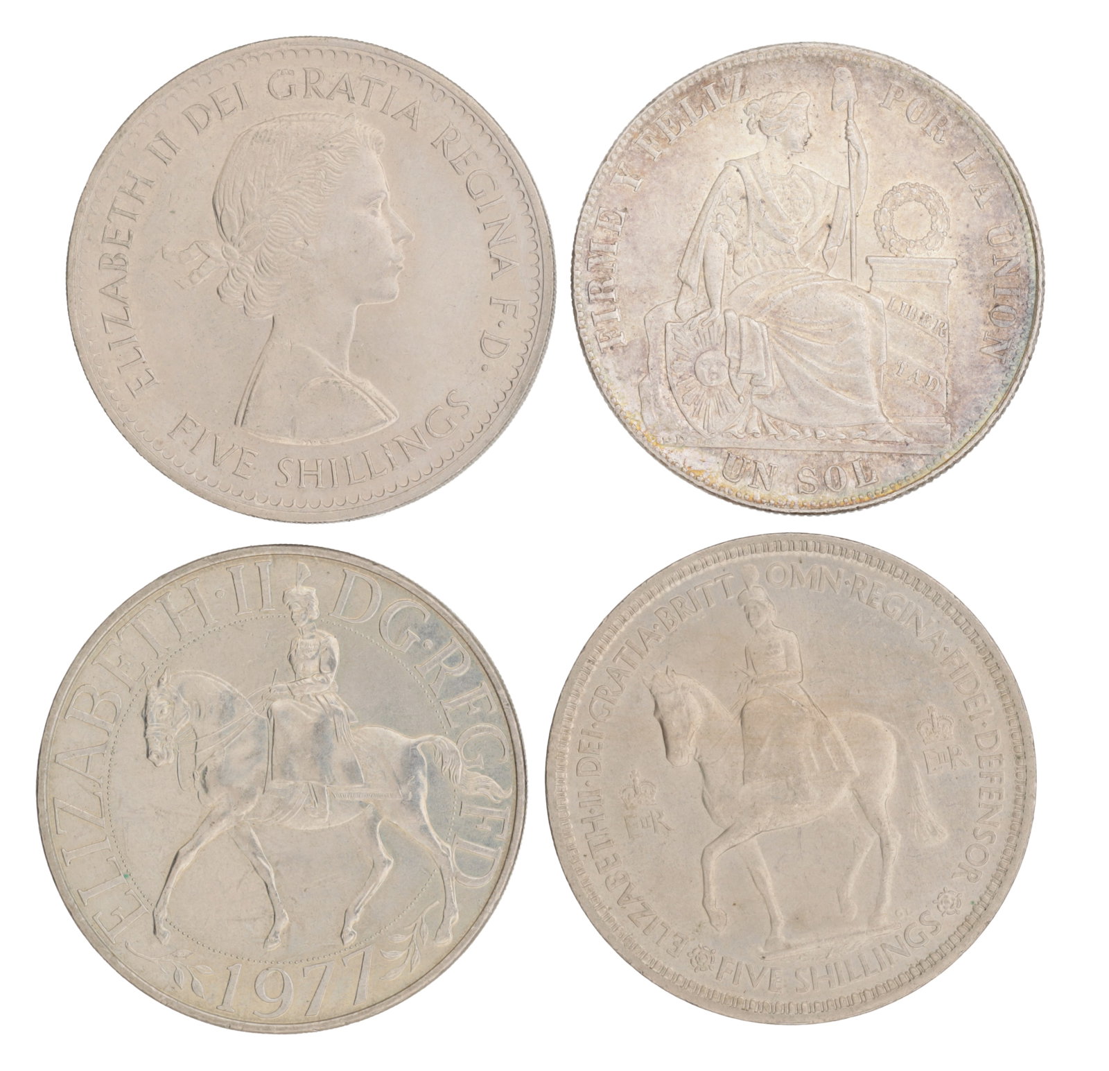 A COLLECTION OF FOUR COINS (1 of 2)