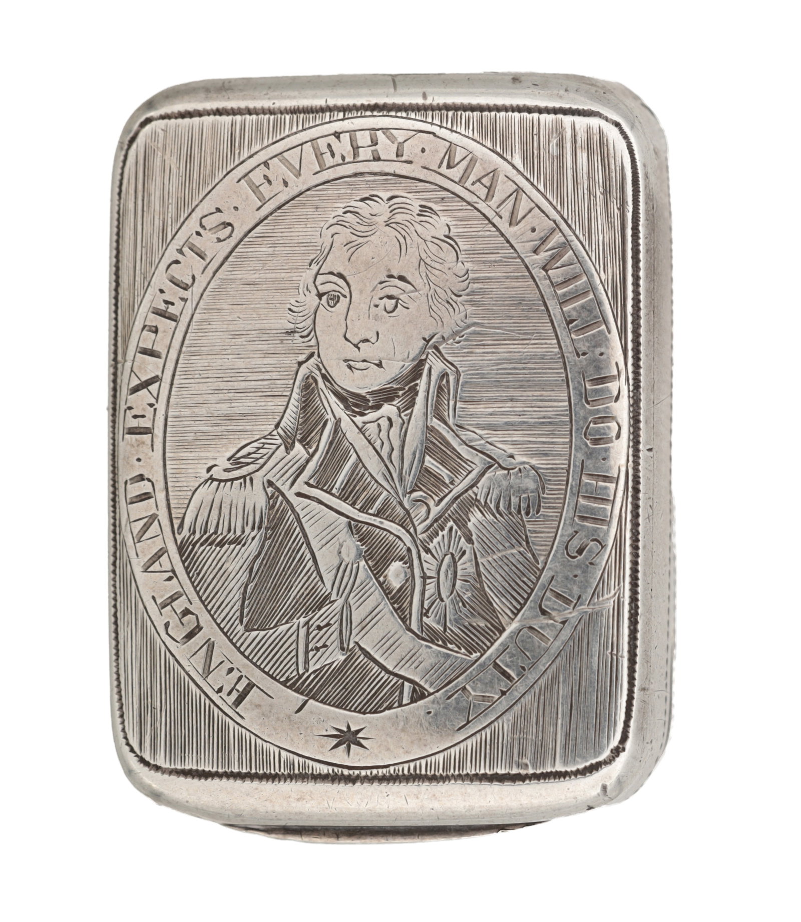 A STERLING SILVER VINAIGRETTE OF NELSON INTEREST BY MATTHEW LINTON (1 of 5)