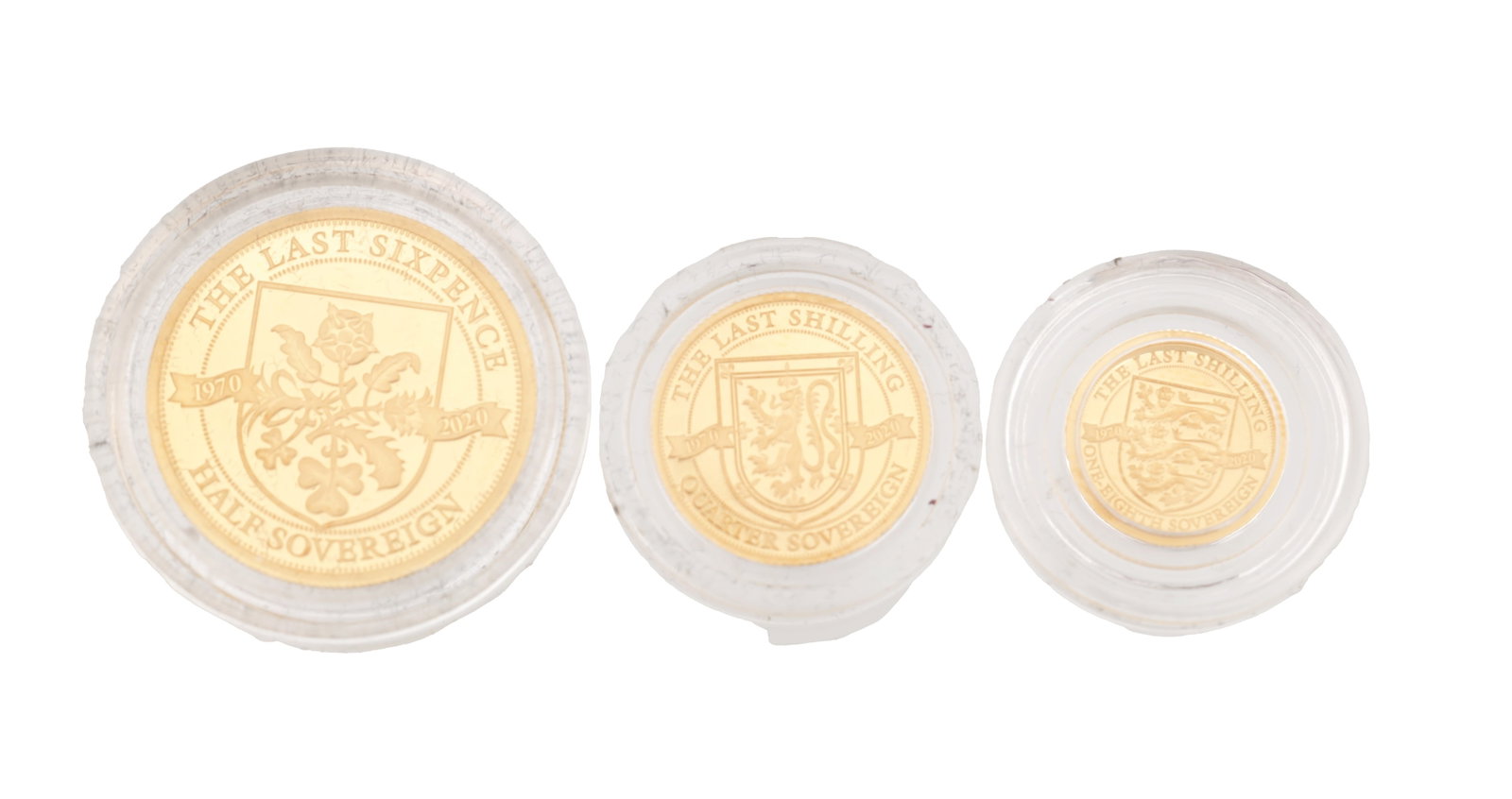 A CASED SET OF QUEEN ELIZABETH II GOLD SOVEREIGNS (1 of 4)