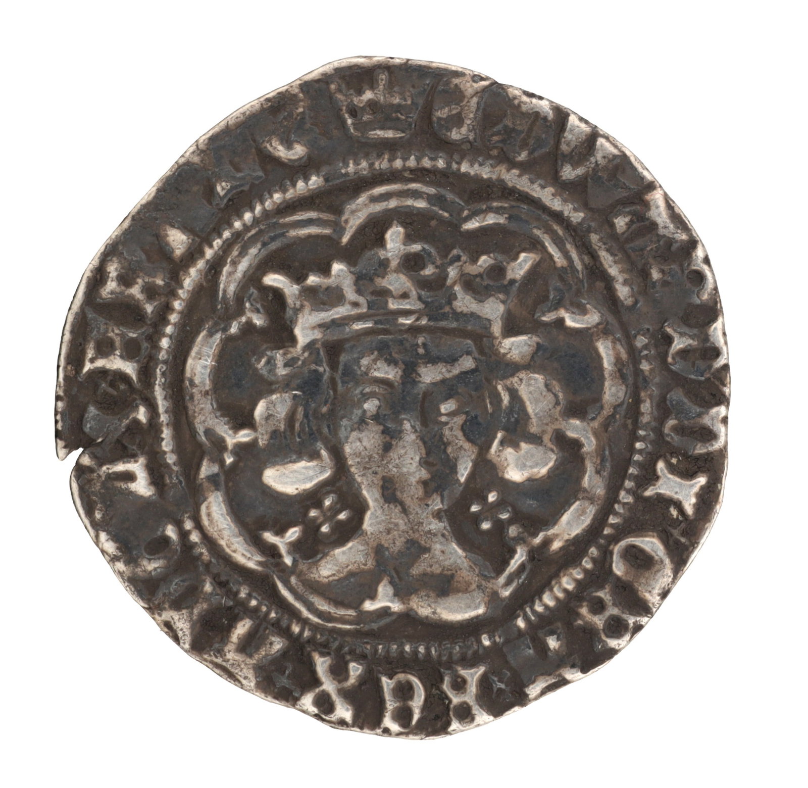 A MID 15TH CENTURY ENGLISH SILVER GROAT OF KING EDWARD IV FIRST REIGN 1461-1470 (1 of 2)