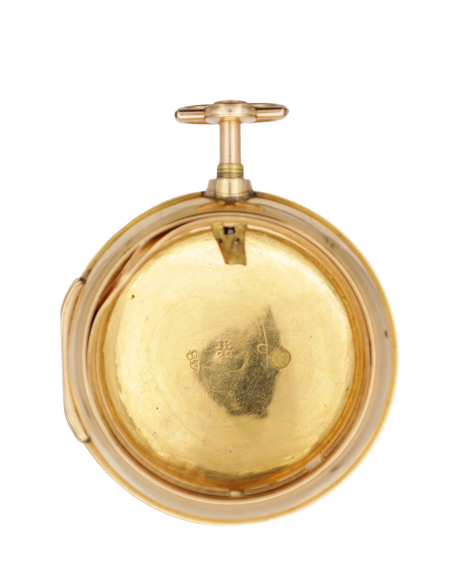 A GEORGE III 22CT GOLD PAIR CASED POCKET WATCH CASE (1 of 3)