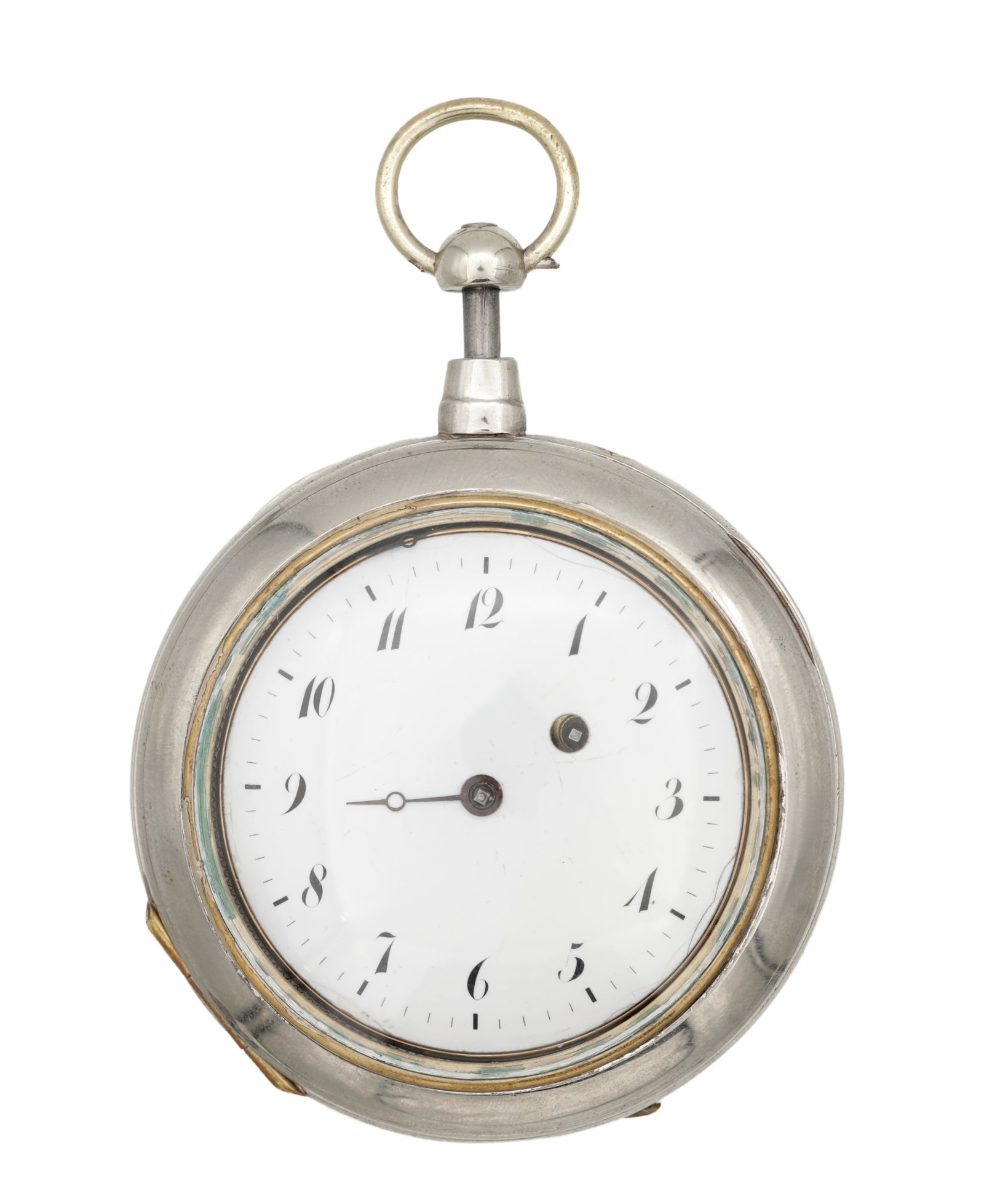 A LARGE EARLY 19TH CENTURY SILVER PAIR CASED REPEATING POCKET WATCH (1 of 3)