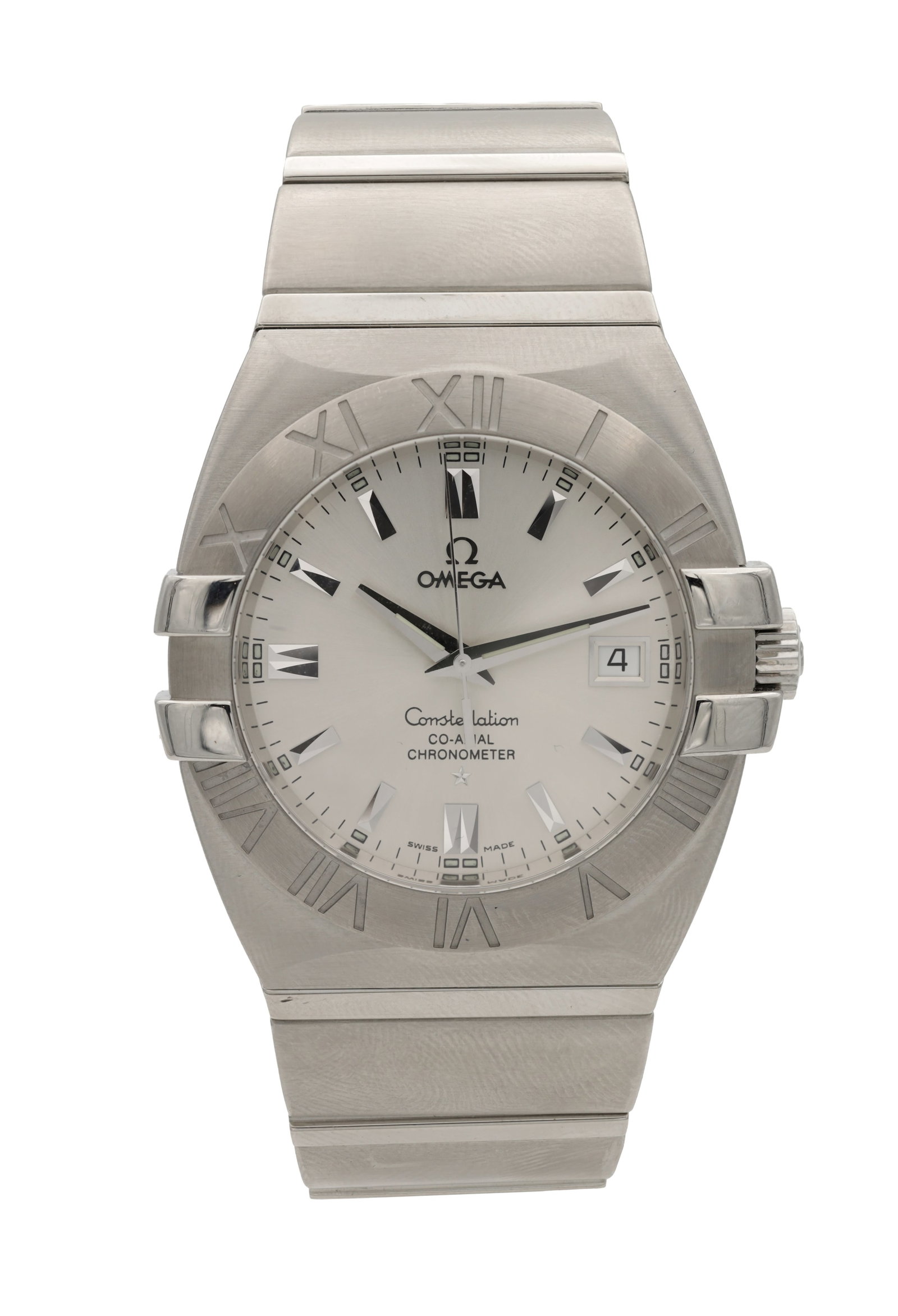 A 2014 OMEGA CONSTELLATION STAINLESS STEEL CO-AXIAL CHRONOMETER WRISTWATCH (1 of 10)
