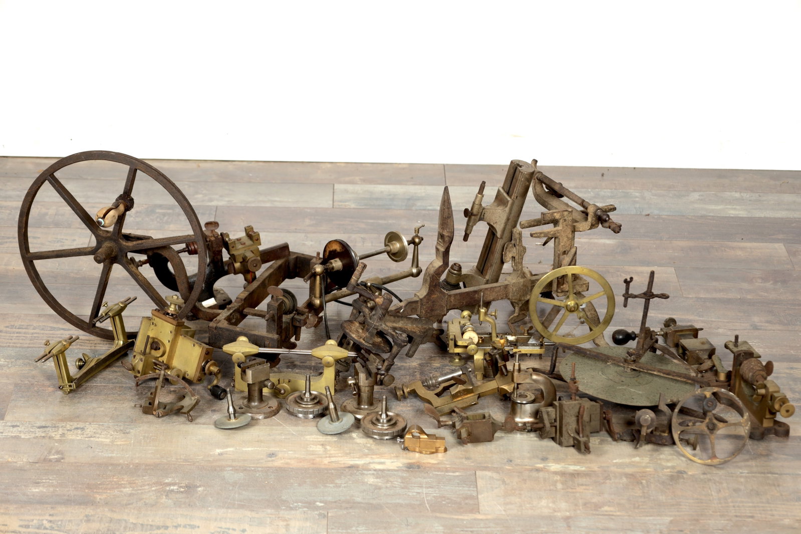 A COLLECTION OF VARIOUS WATCH LATHES (1 of 17)
