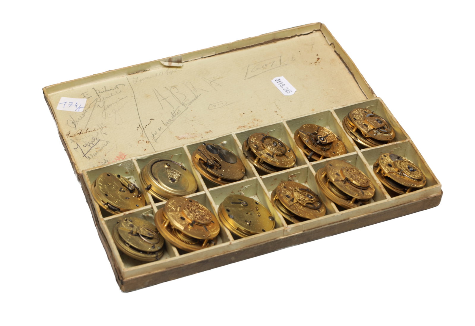 A COLLECTION OF TWELVE POCKET WATCH MOVEMENTS (1 of 5)