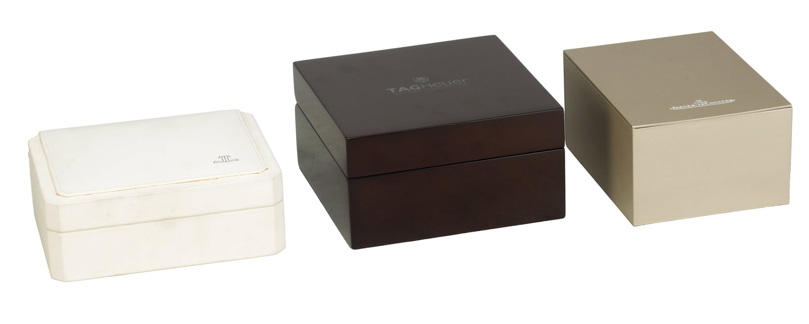 TWO JAEGER-LECOULTRE WRIST WATCH BOXES (1 of 5)