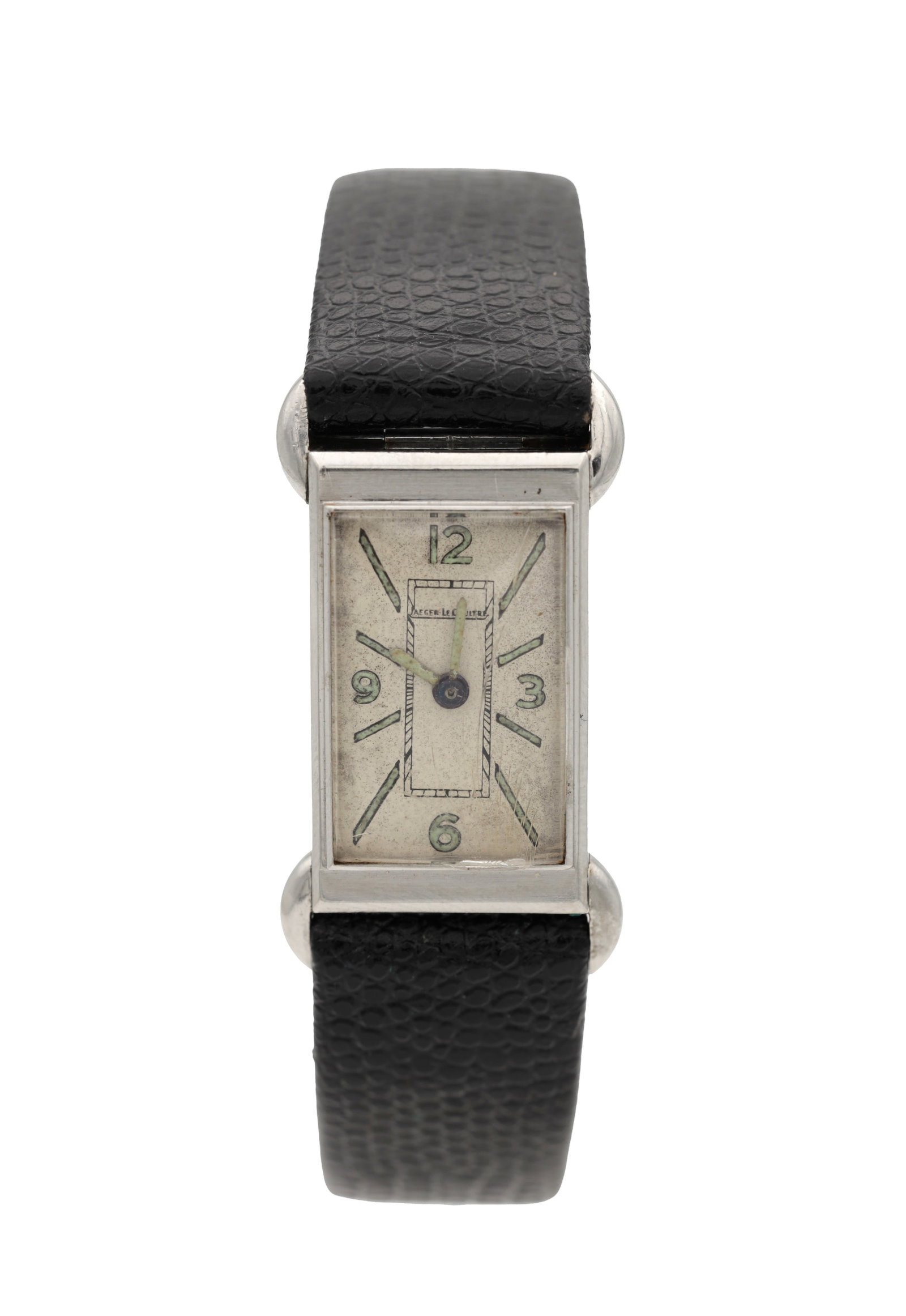 A GENTLEMAN'S 1930'S STEEL JAEGER-LECOULTRE DUOPLAN WRIST WATCH (1 of 4)