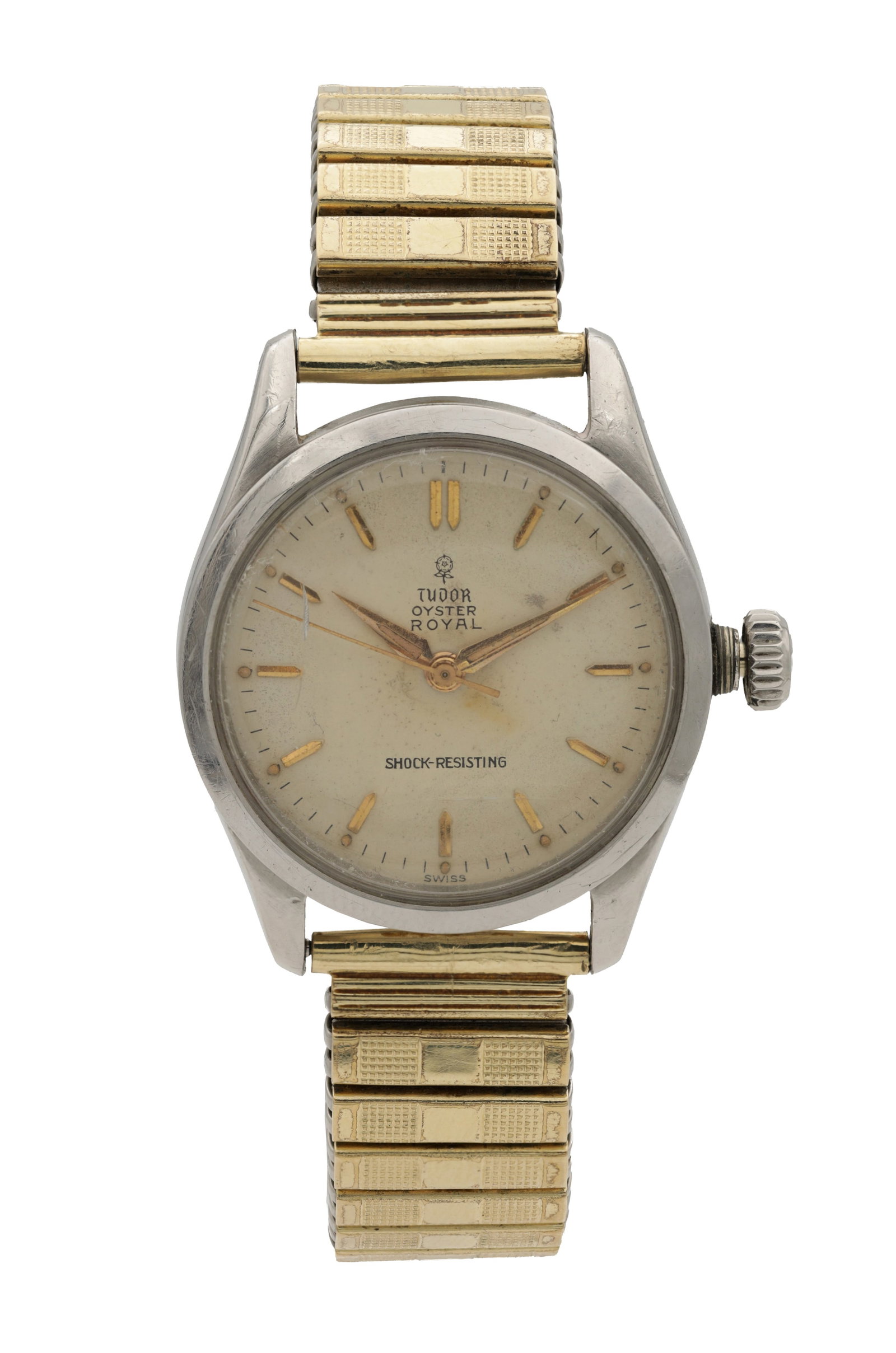 A MID 20TH CENTURY TUDOR STAINLESS STEEL OYSTER ROYAL WRISTWATCH (1 of 4)