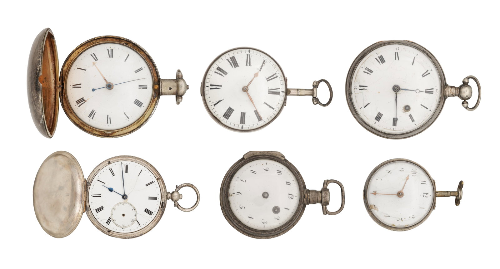 A COLLECTION OF SIX POCKET WATCHES (1 of 7)