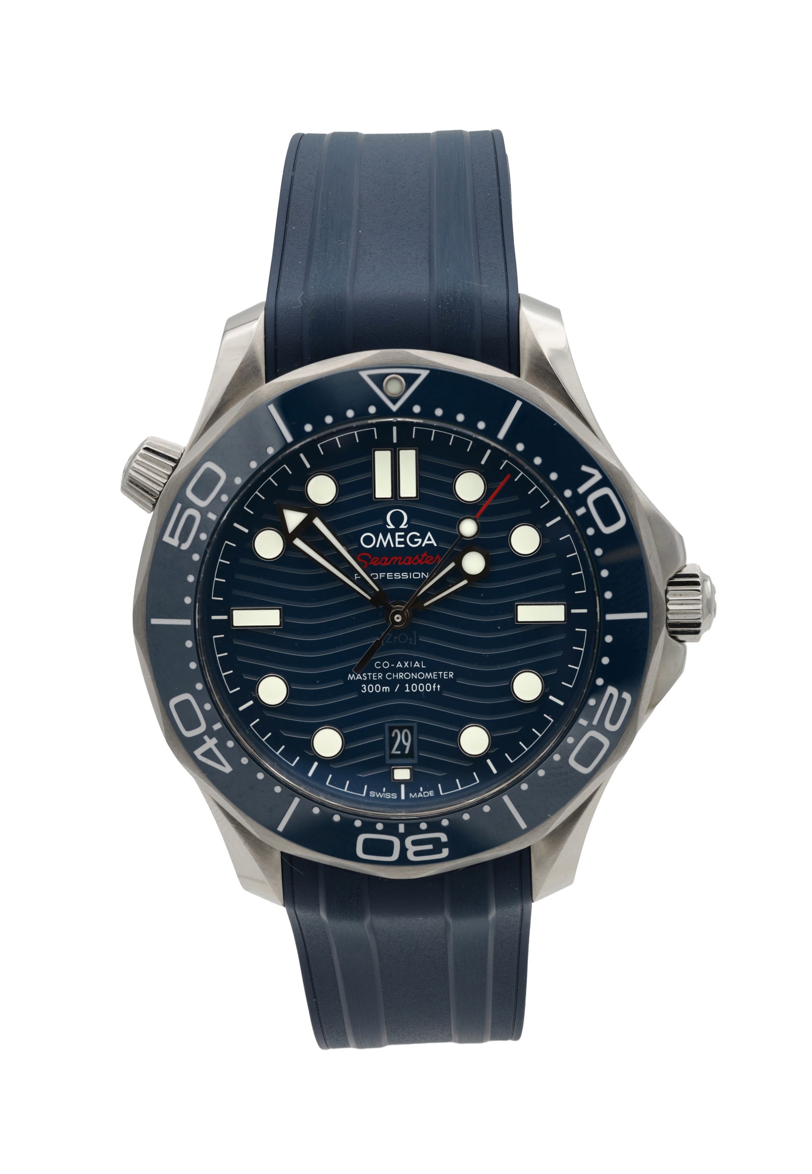 A 2022 GENTLEMAN'S STEEL OMEGA SEAMASTER DIVER 300 CO-AXIAL MASTER CHRONOMETER WRIST WATCH (1 of 10)