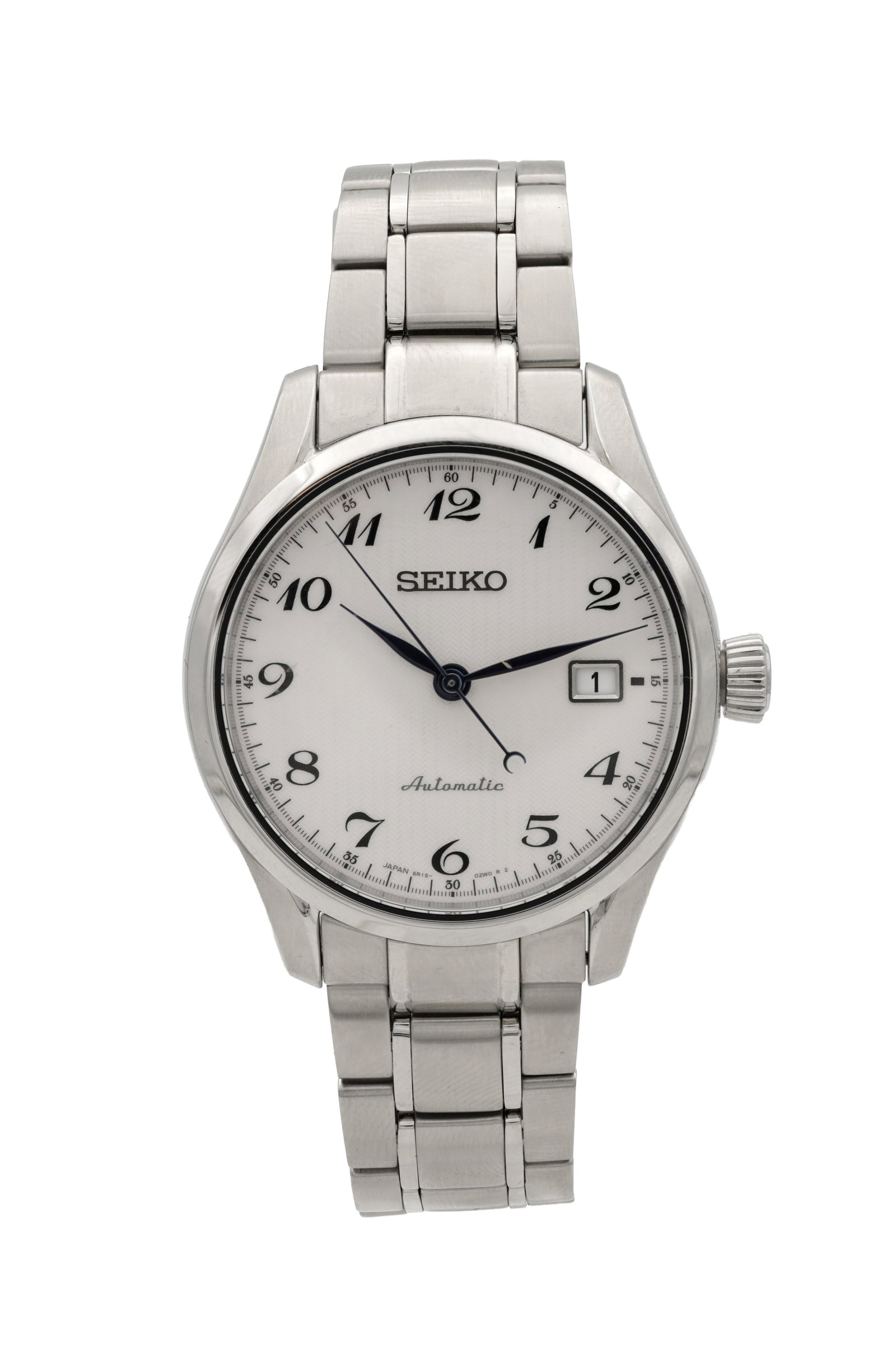 A GENTLEMAN'S STAINLESS STEEL SEIKO PRESAGE AUTOMATIC WRIST WATCH (1 of 9)