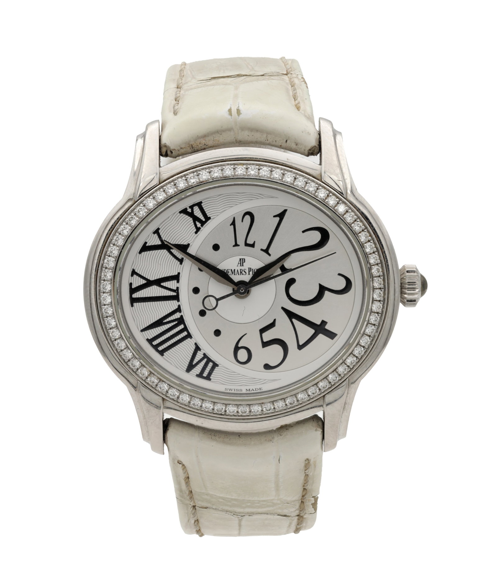 AN AUDEMARS PIGUET LADIES DIAMOND-SET WRIST WATCH (1 of 6)