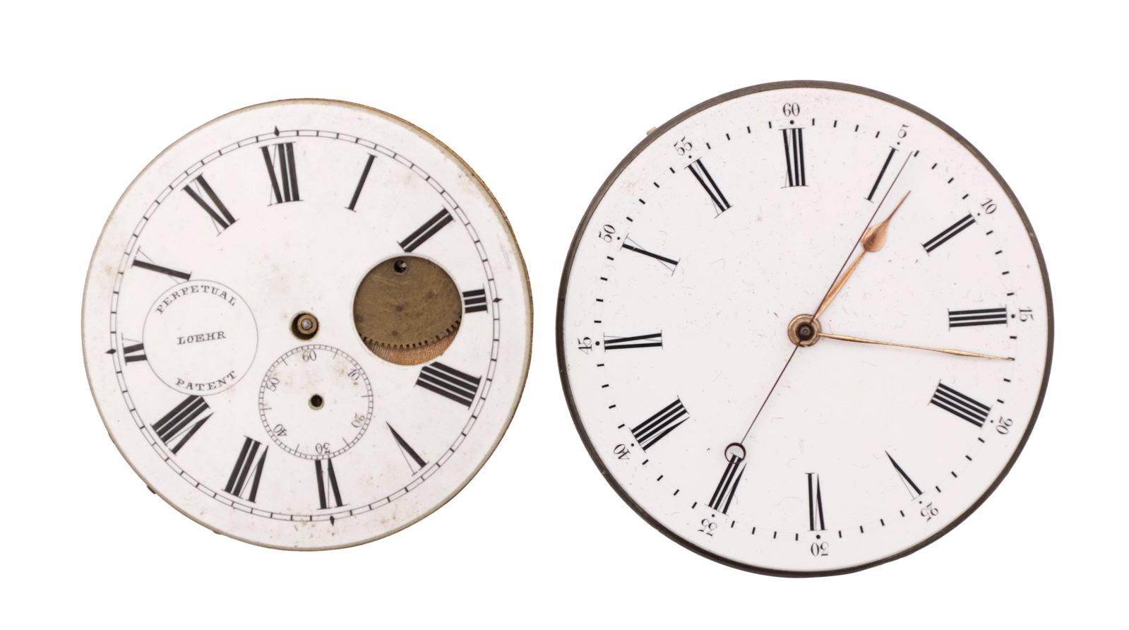 TWO SWISS POCKET WATCH MOVEMENTS (1 of 2)