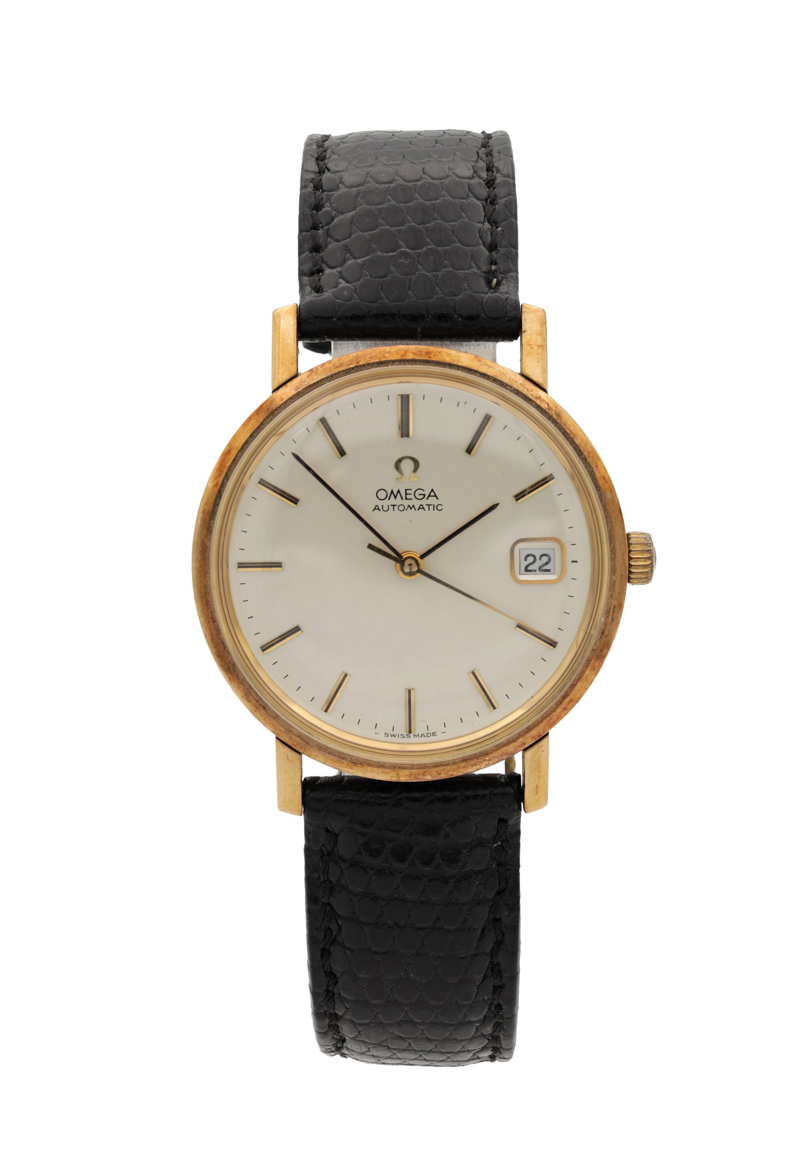A 1970S 9CT GOLD OMEGA AUTOMATIC WRIST WATCH (1 of 10)