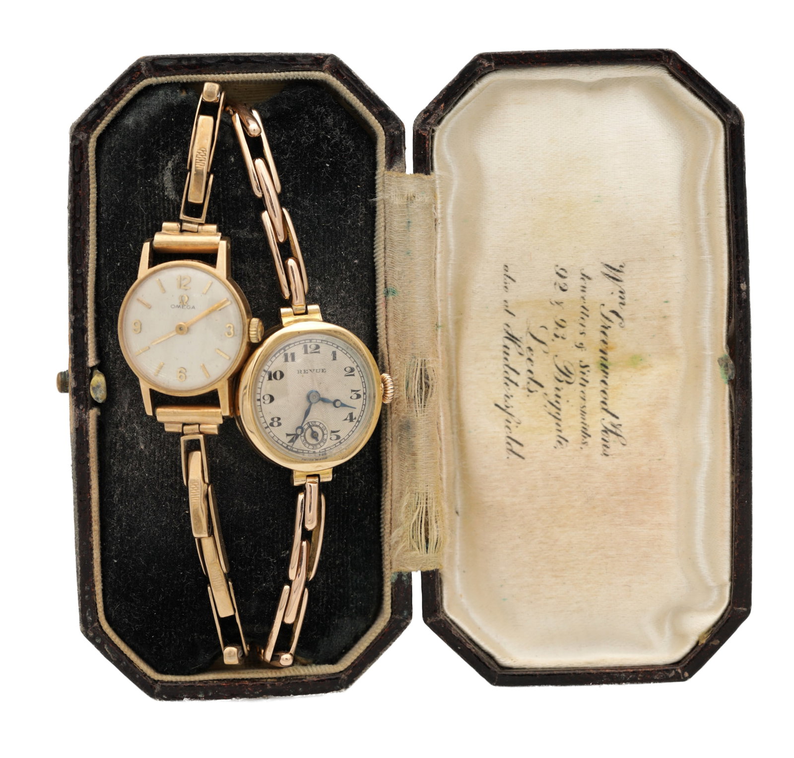 TWO LADIES 9CT GOLD WRIST WATCHES (1 of 1)