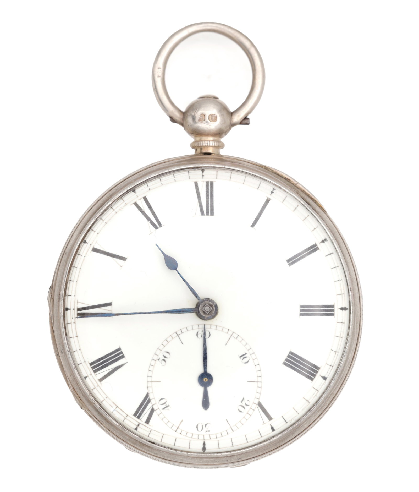 JAMES TREGENT, LONDON. A REGENCY ENGLISH SILVER OPEN-FACE POCKET WATCH (1 of 5)