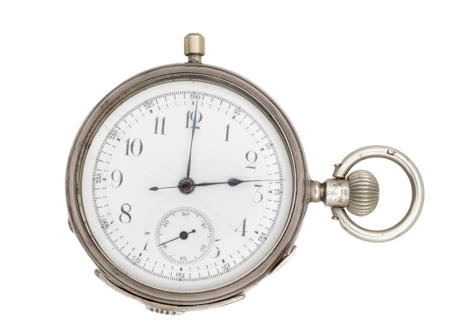 A LATE 19TH CENTURY ENGLISH SILVER QUARTER REPEATING POCKET WATCH (1 of 3)