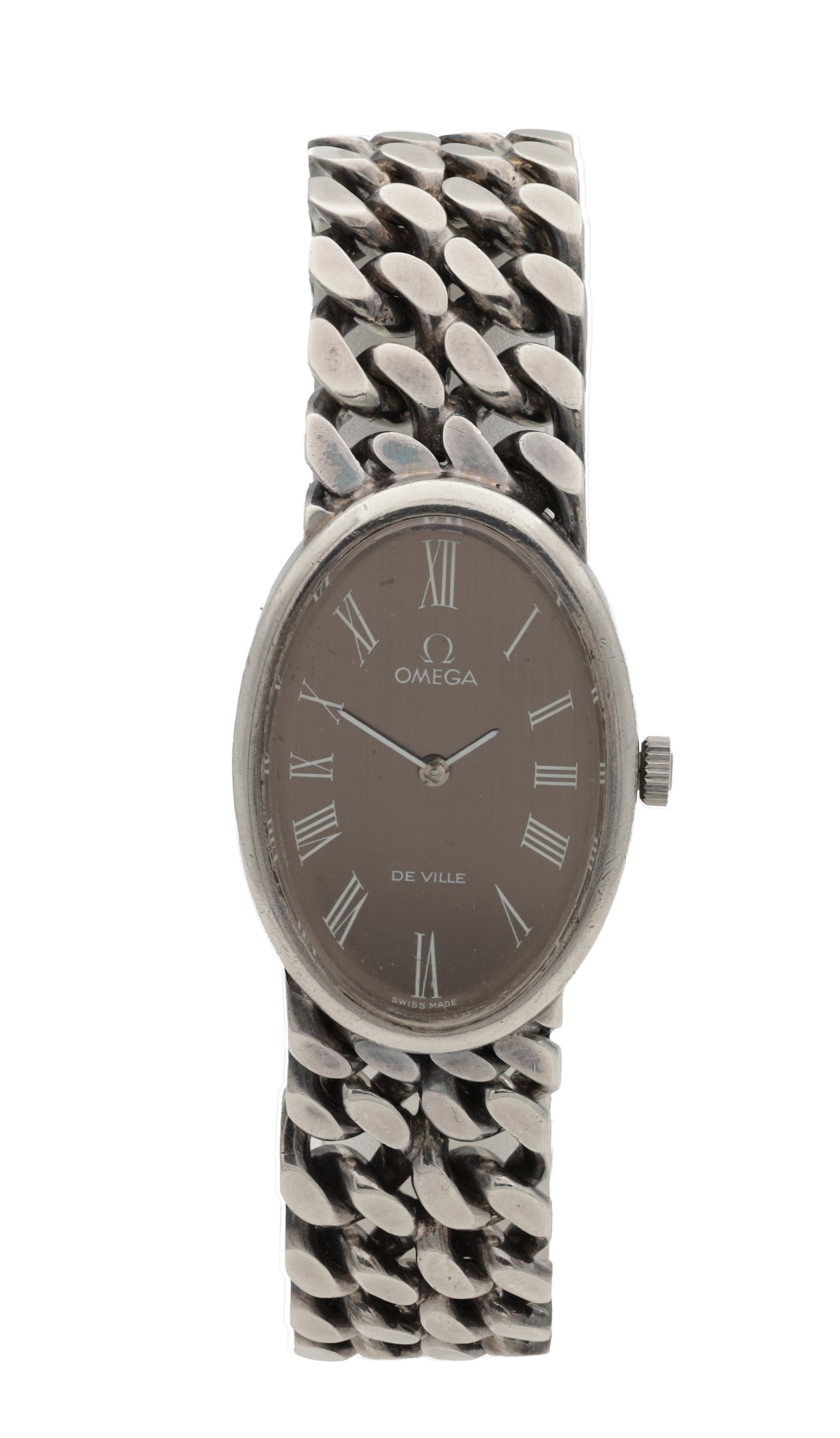 ANDREW GRIMA FOR OMEGA AN 1974 925 SILVER JEUX D'ARGENT DE VILLE WRISTWATCH (1 of 4)