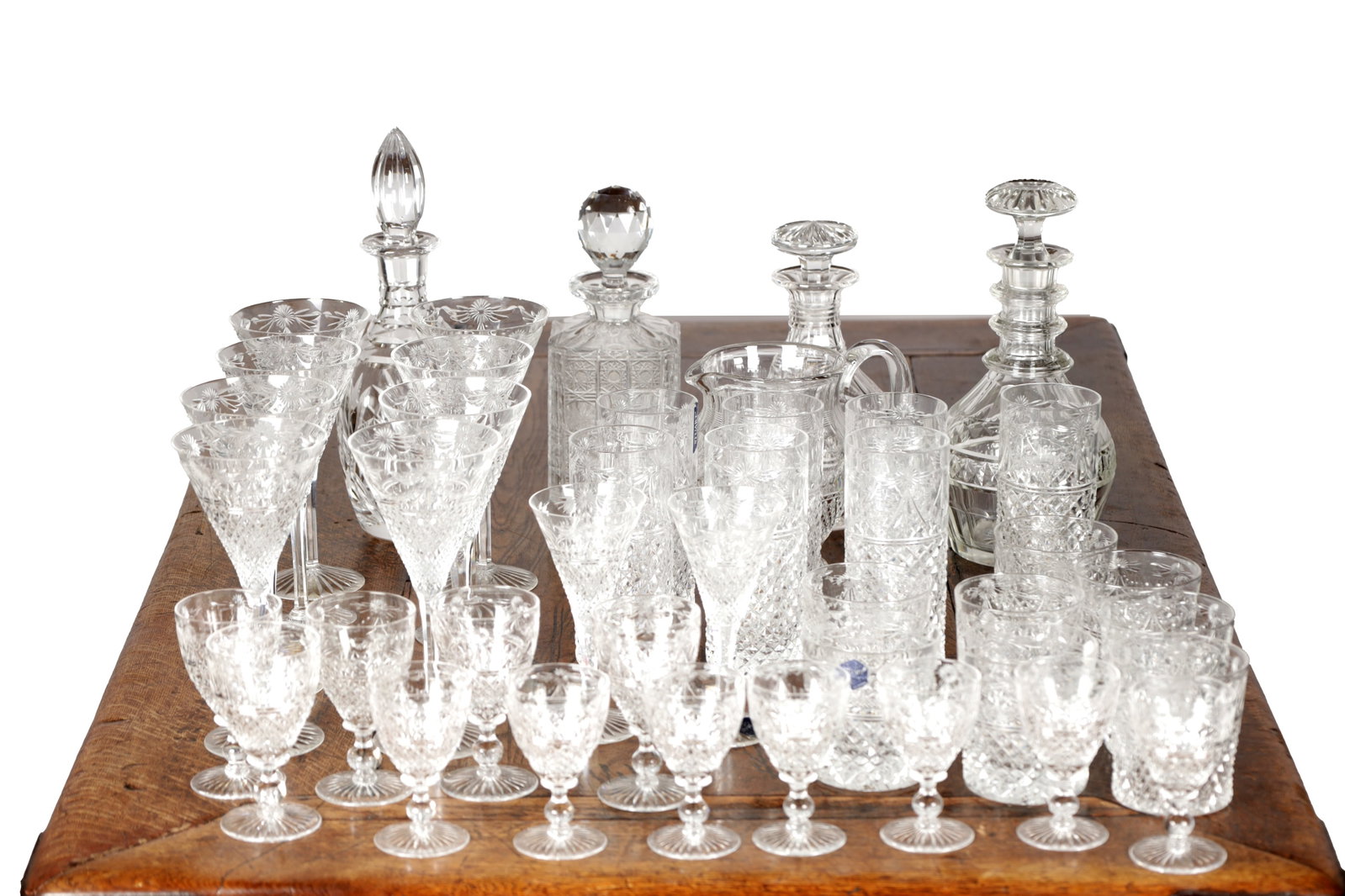 A LARGE COLLECTION OF STUART CRYSTAL CUT GLASS (1 of 12)