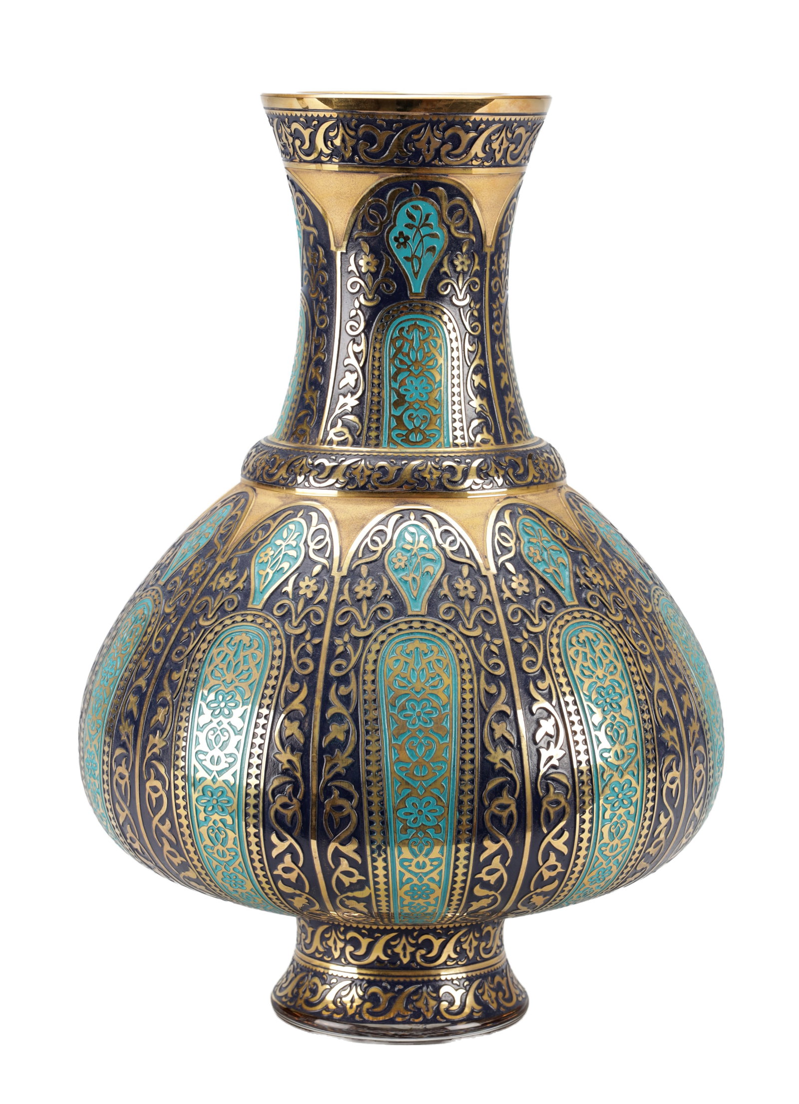 A DECORIUM TURKISH STUDIO GLASS VASE (1 of 6)