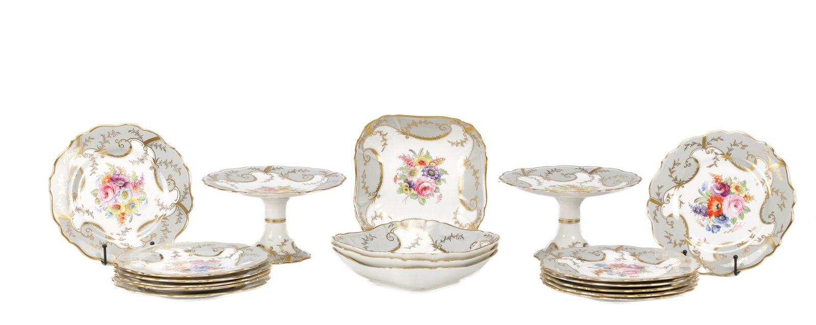 A PORCELAIN DESSERT SERVICE (1 of 10)