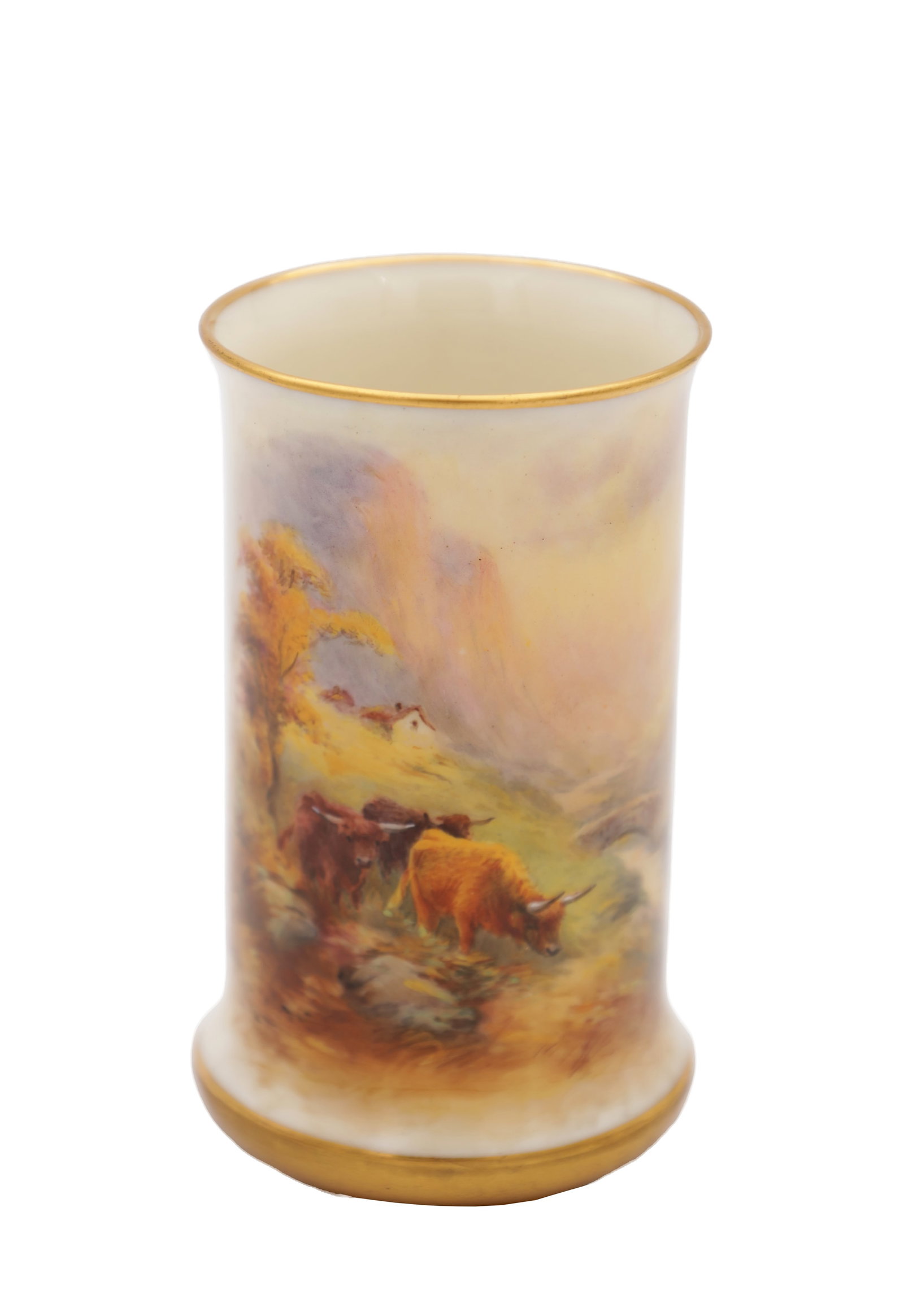 STINTON A ROYAL WORCESTER PORCELAIN VASE (1 of 7)