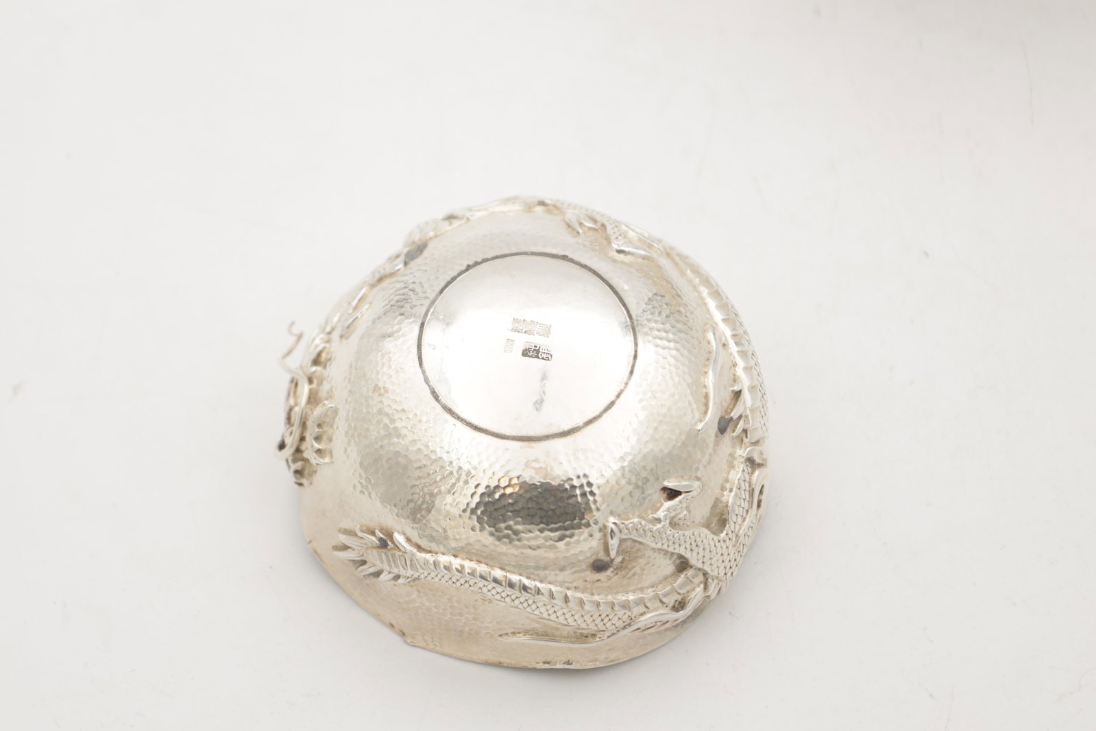 TWO CHINESE SILVER DISHES - 5