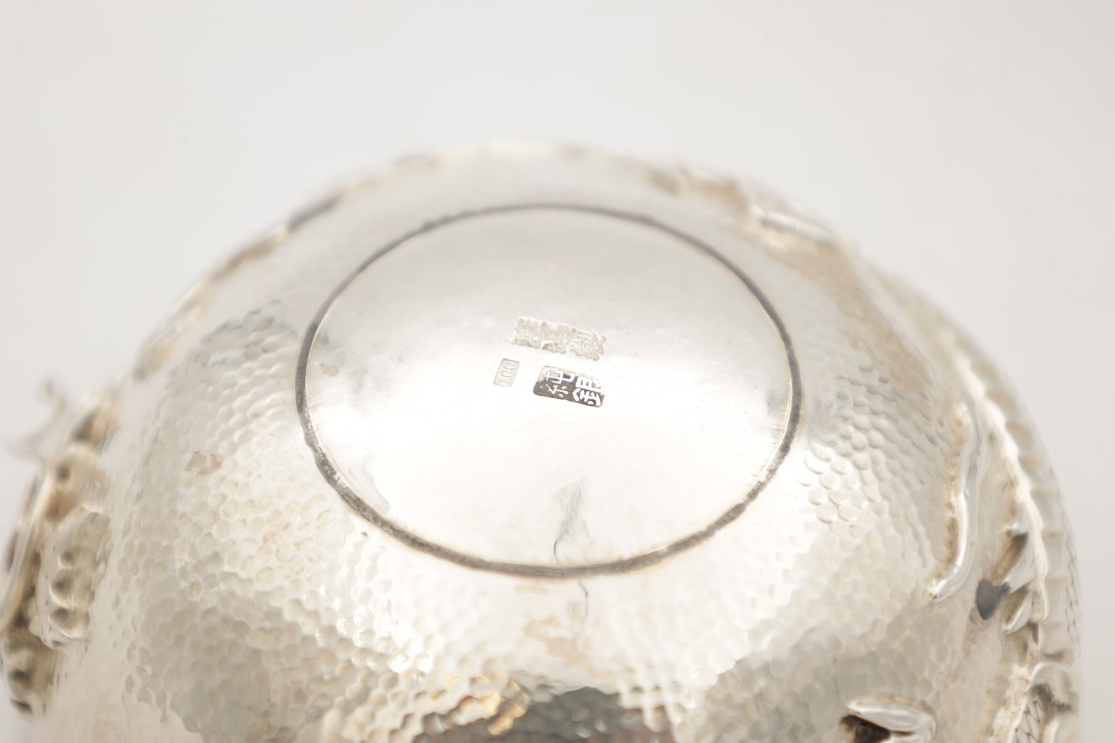 TWO CHINESE SILVER DISHES - 6