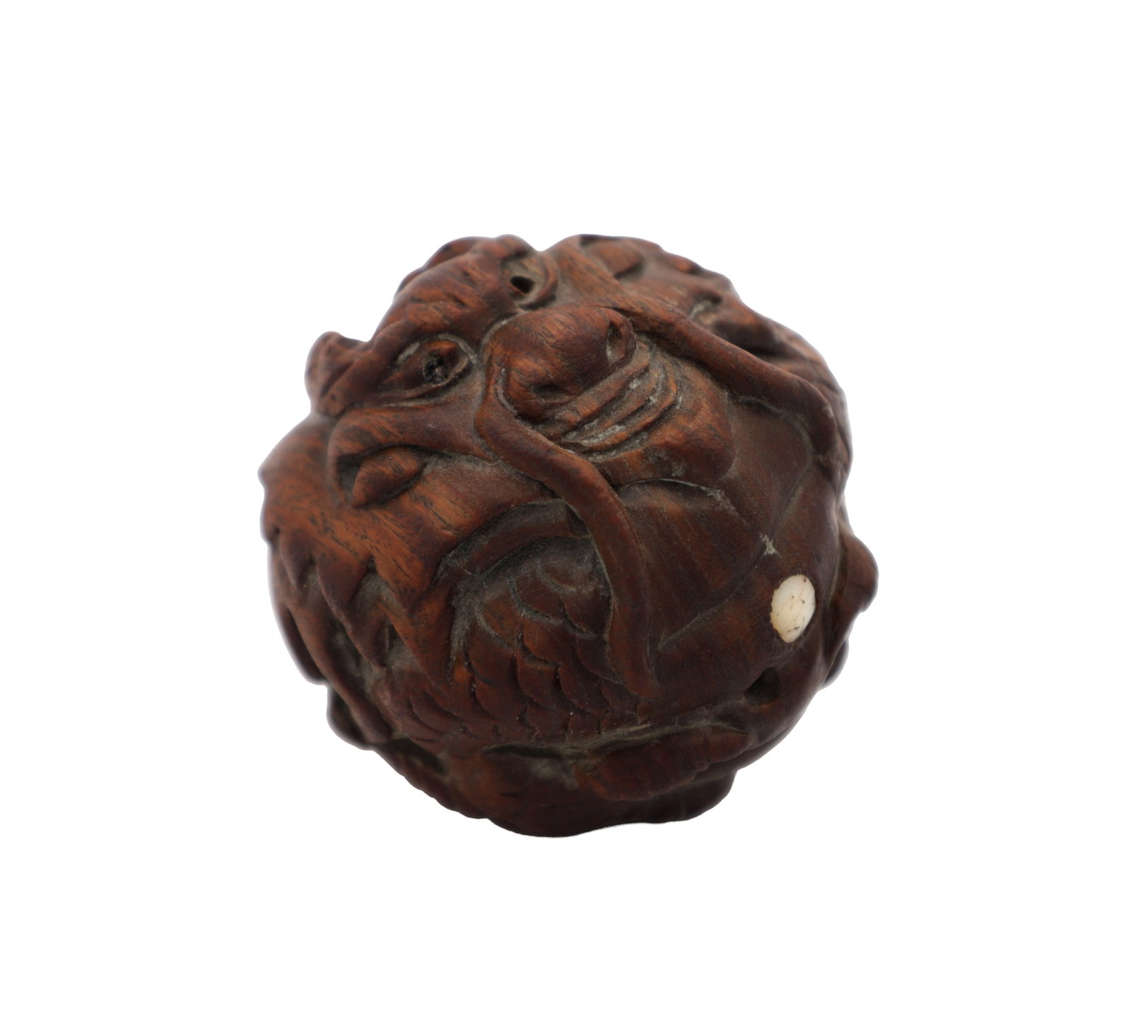 AN 18TH CENTURY JAPANESE CARVED BOXWOOD NETSUKE (1 of 4)