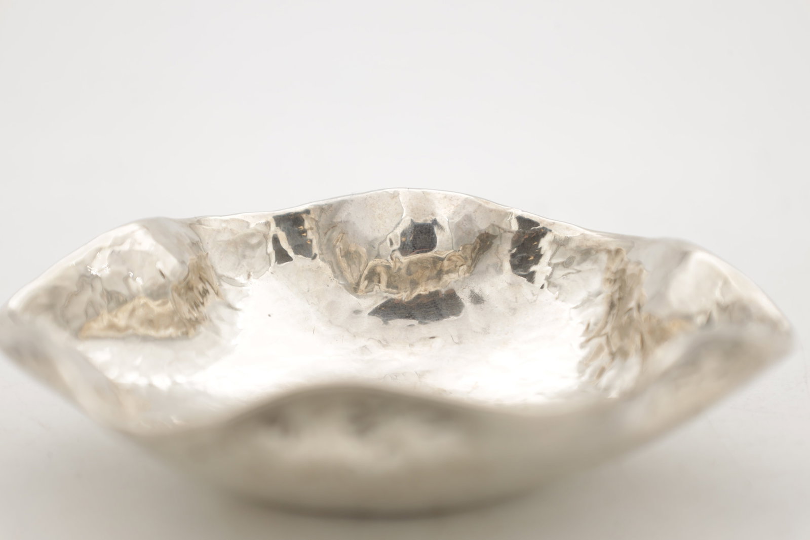 A PERUVIAN SILVER DISH - 2
