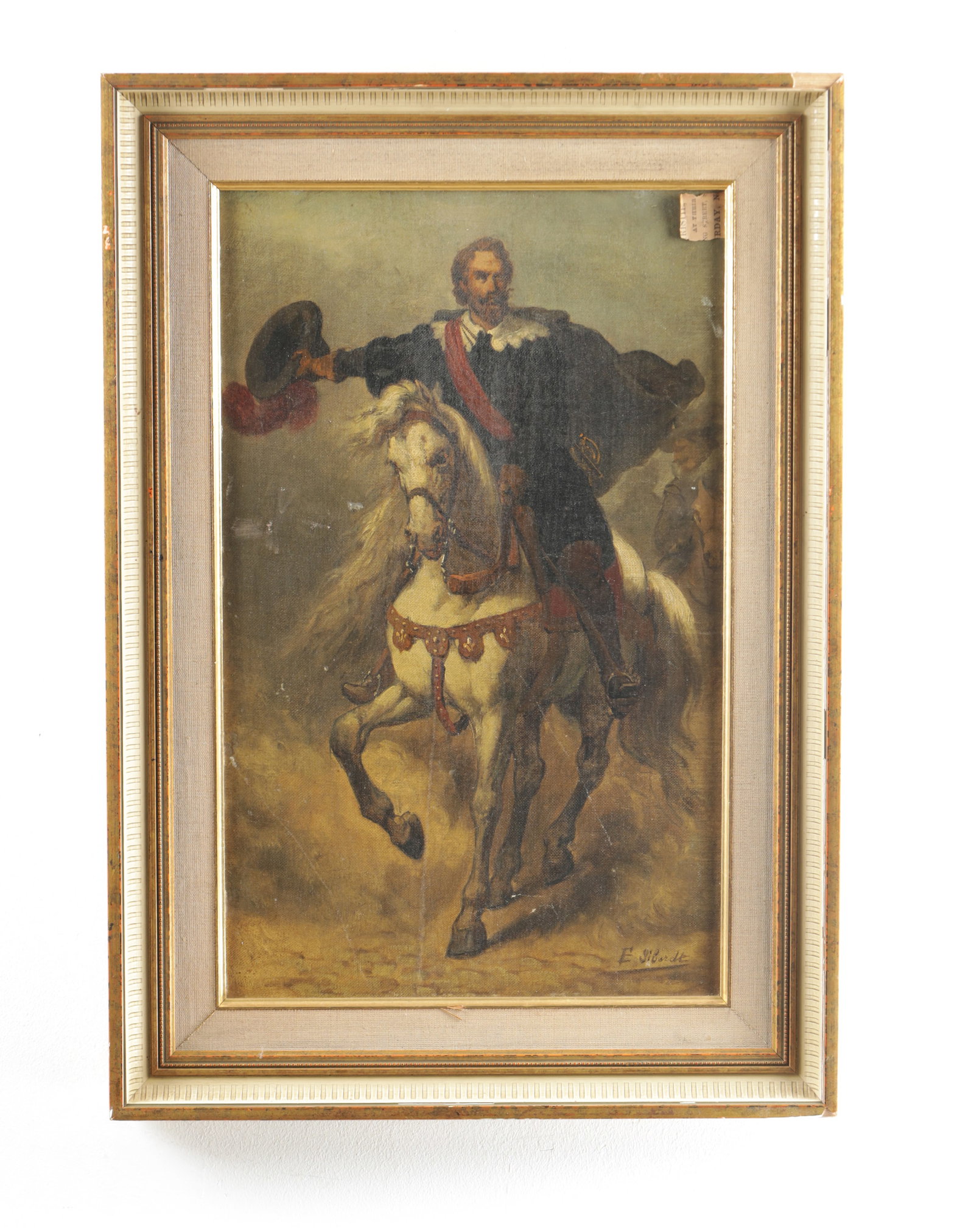 EUGENE SIBERDT AN OIL ON CANVAS LAID ON BOARD (1 of 10)