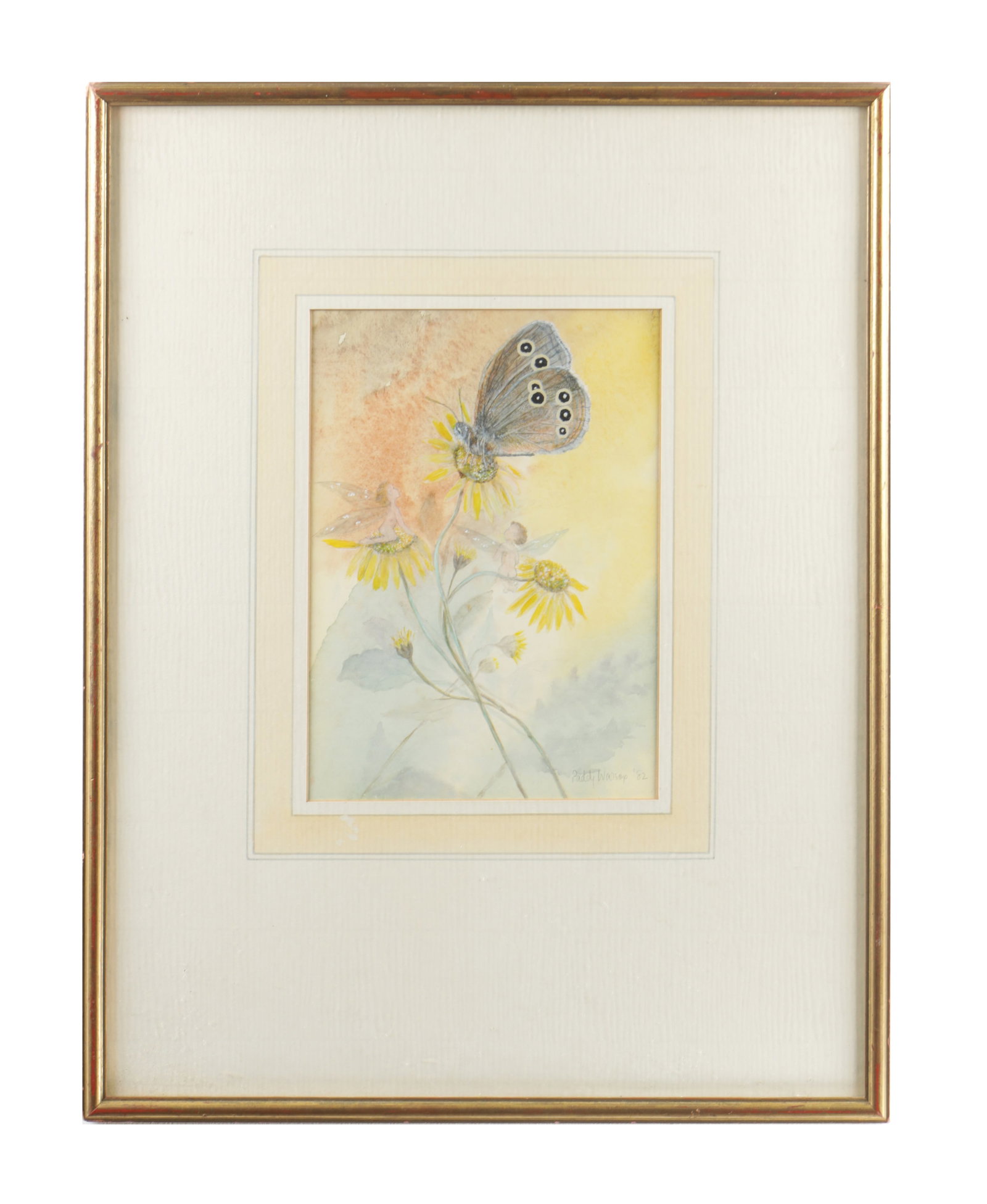 PADDY WAREING A WATERCOLOUR 'JUST A DREAM' DATED 1982 (1 of 7)