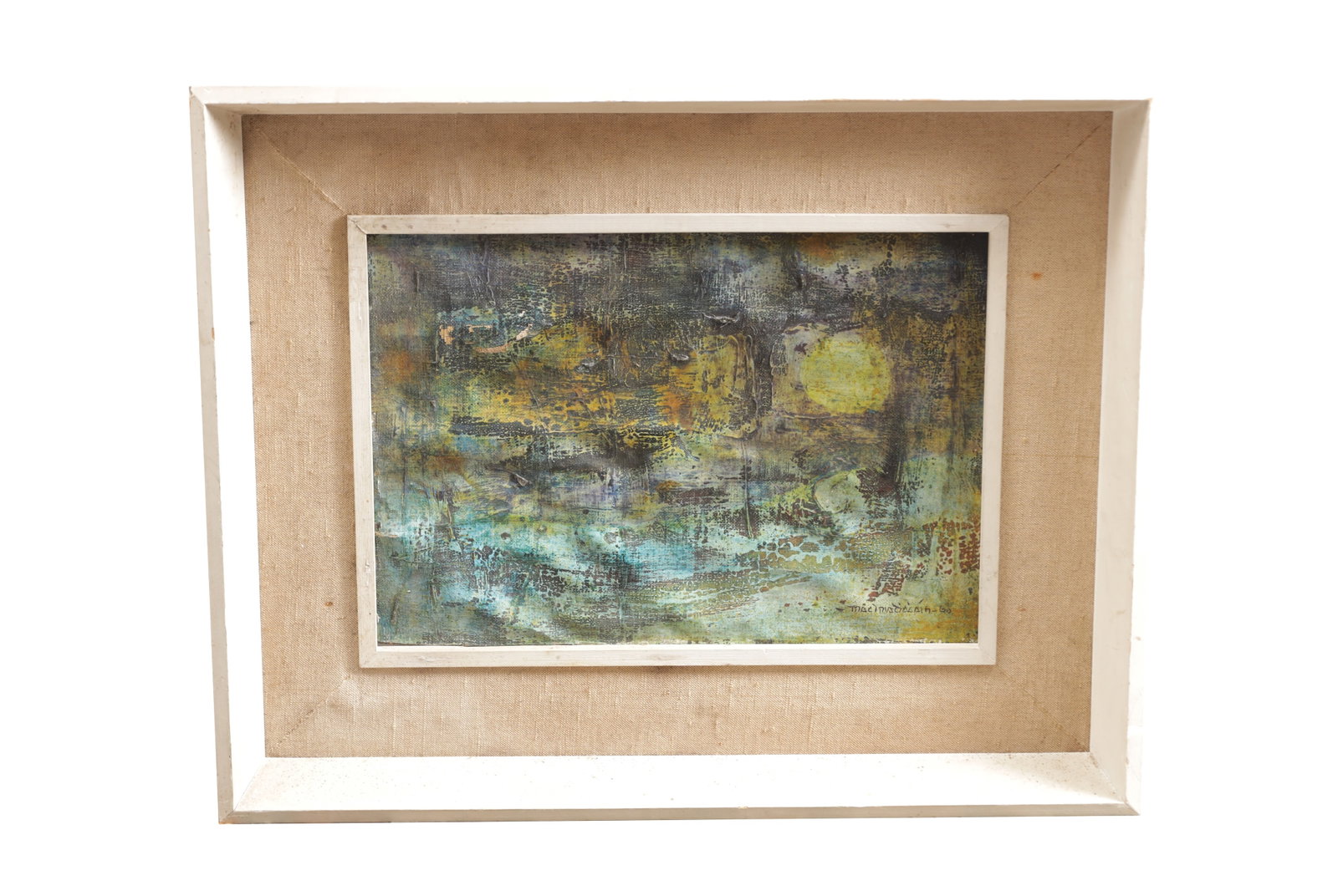MAC MIADHACHAIN AN ABSTRACT SEASCAPE OIL ON BOARD (1 of 7)
