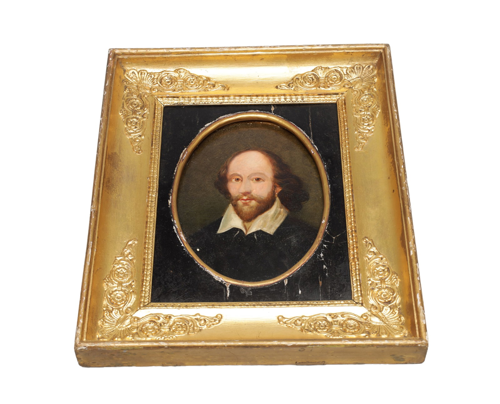 A LATER OIL ON BOARD PORTRAIT OF A GENTLEMAN (1 of 8)