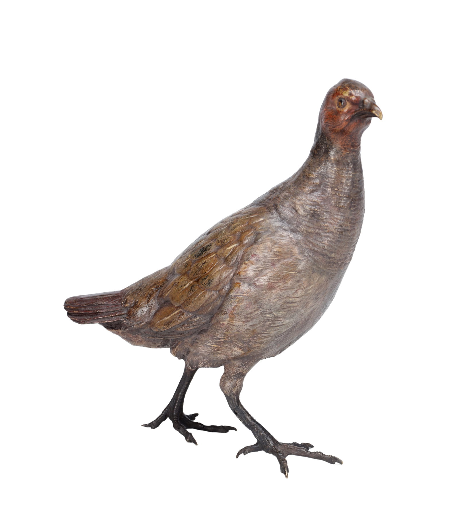FRANZ BERGMAN AN AUSTRIAN COLD-PAINTED BRONZE PARTRIDGE (1 of 7)