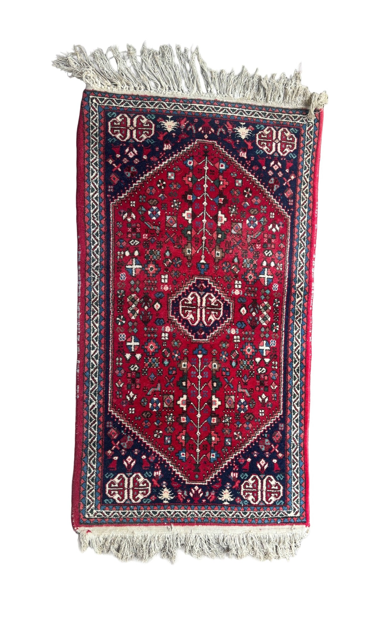 A HAND-KNOTTED PERSIAN WOOL RUG (1 of 15)