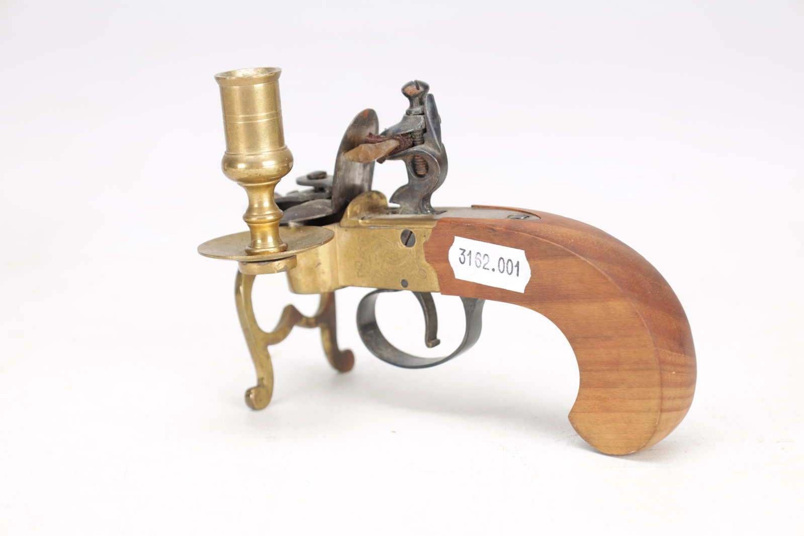 A FLINTLOCK TINDER LIGHTER - 4