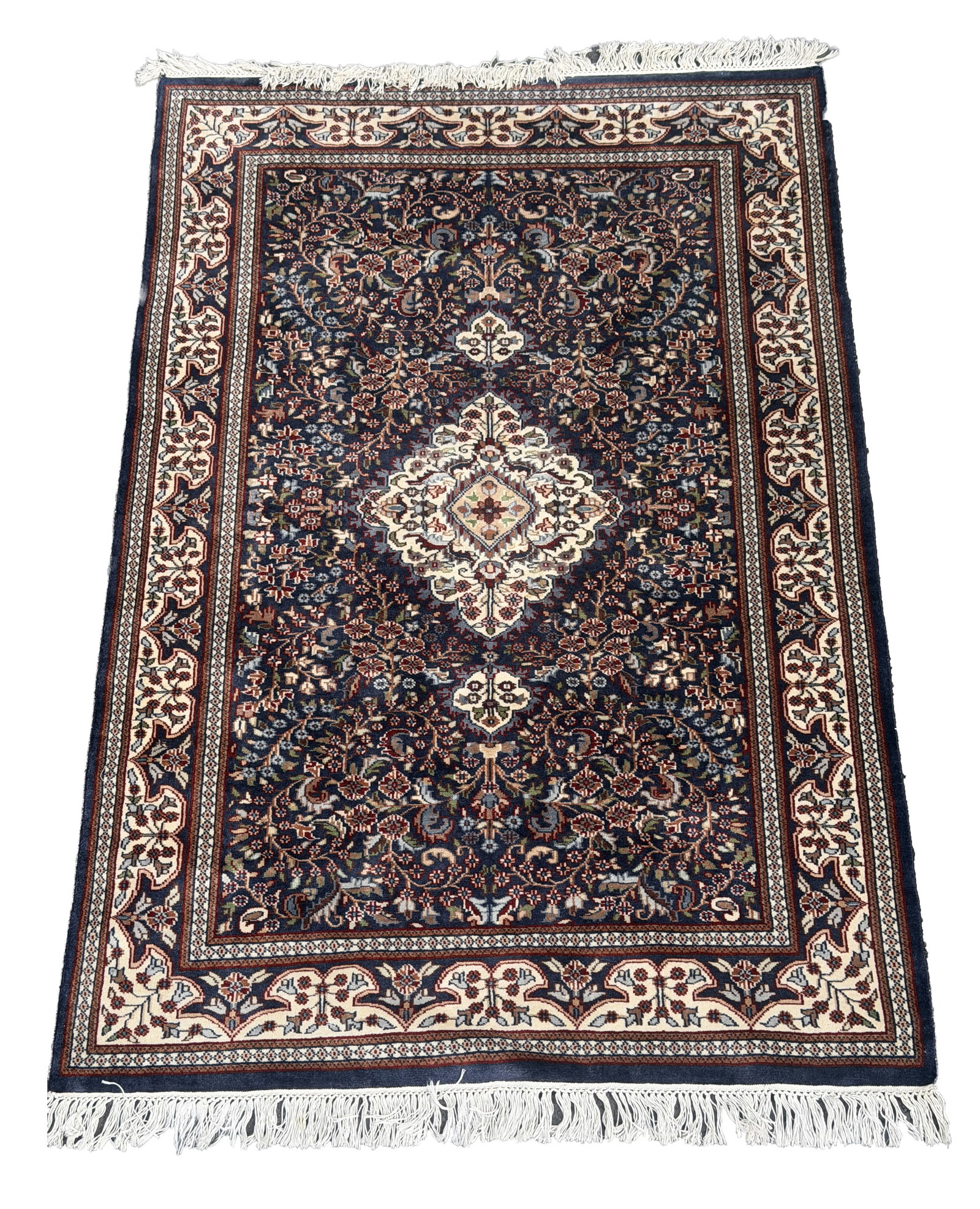 A PERSIAN TABRIZ MAHI CARPET - 8
