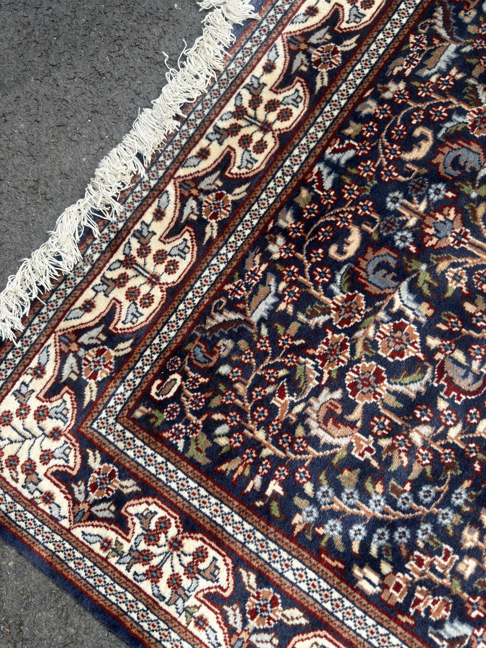 A PERSIAN TABRIZ MAHI CARPET - 6
