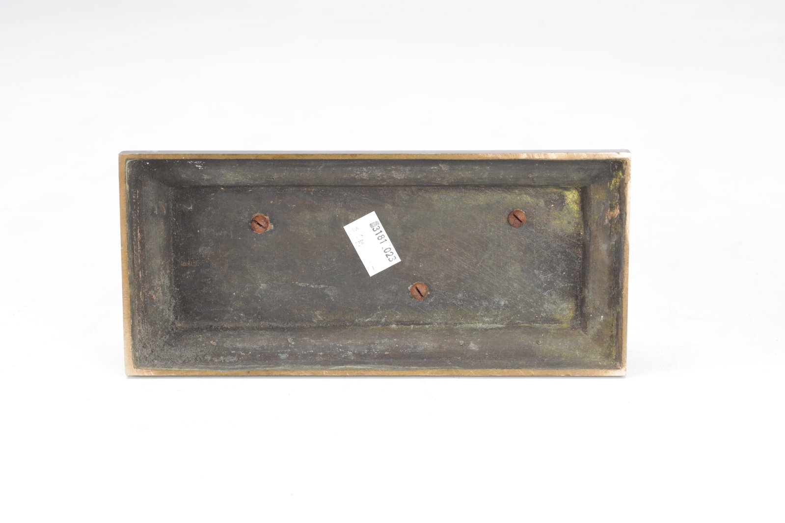 A PATINATED BRONZE HORSE ON A STEPPED RECTANGULAR BASE - 6