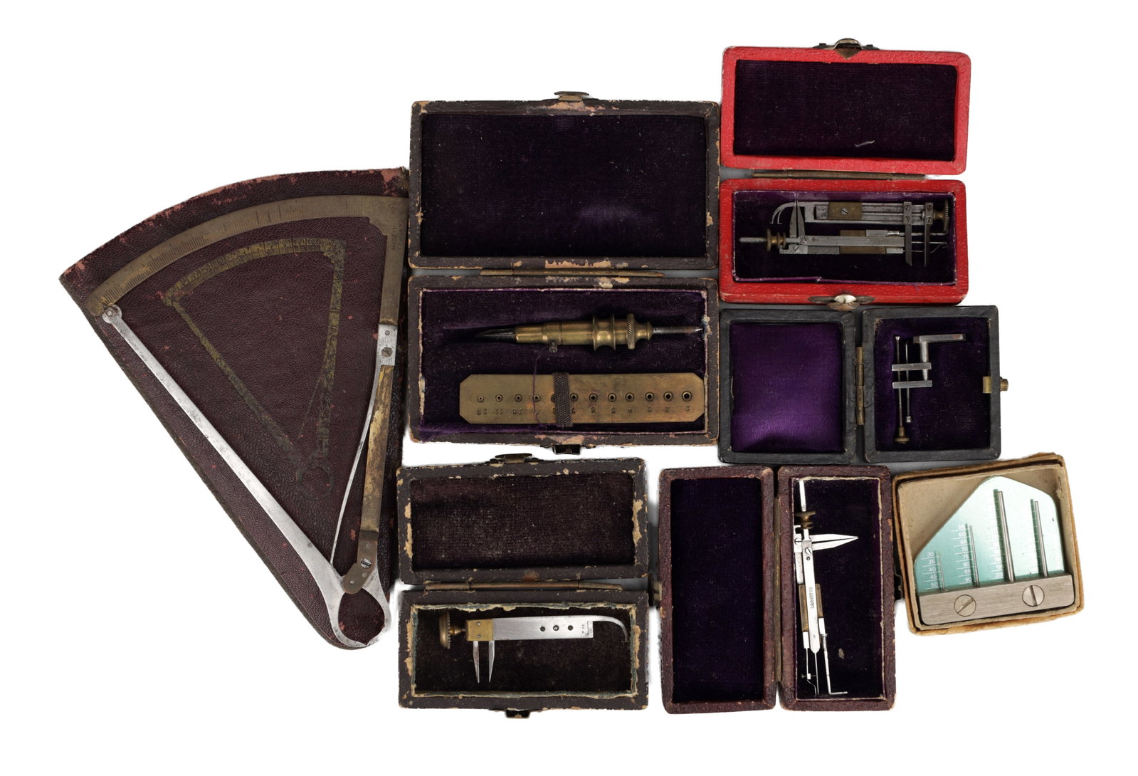 A COLLECTION OF WATCHMAKERS' GAUGES AND TOOLS (1 of 4)