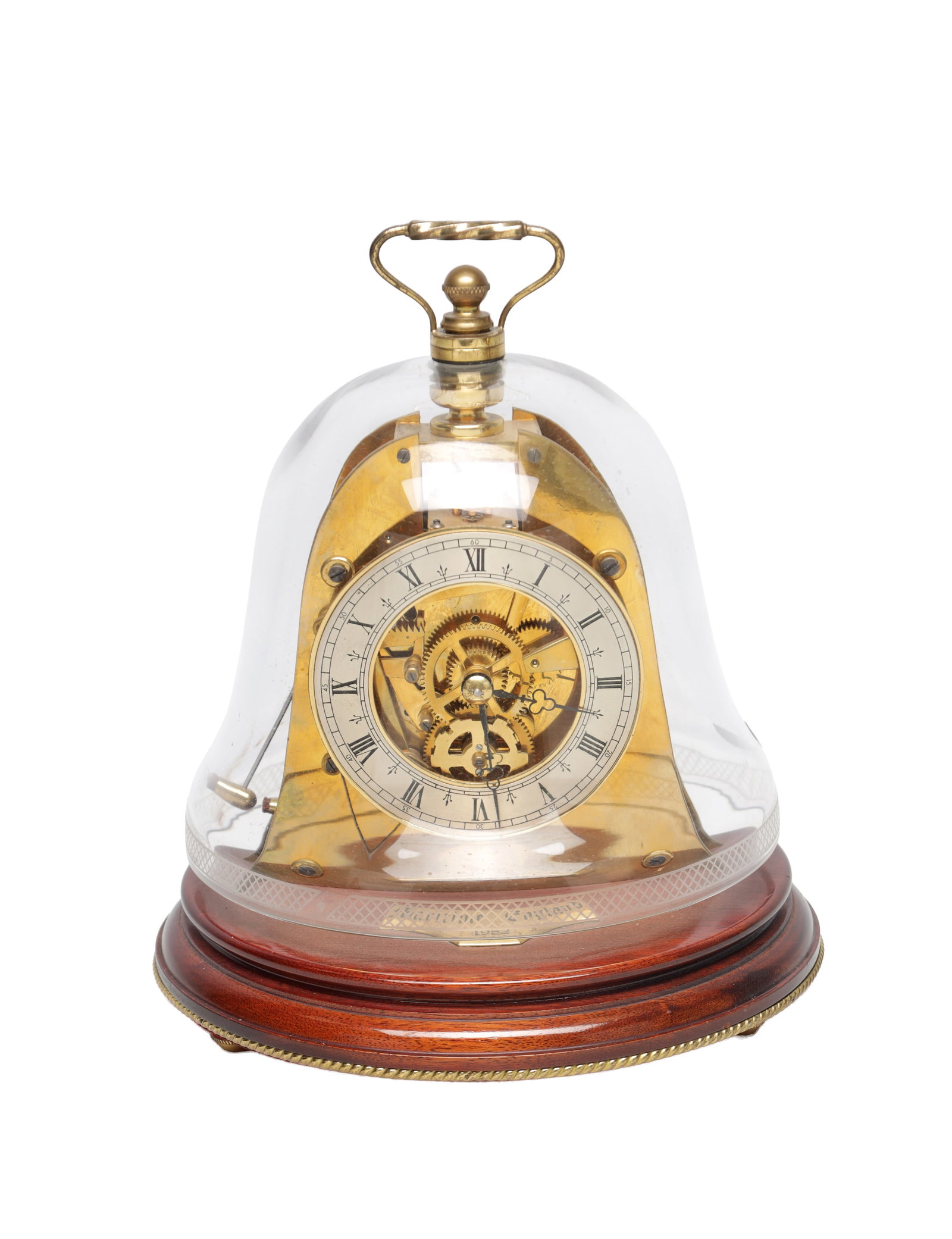 MAPPIN & WEBB, LONDON. A LATE 20TH CENTURY BRASS 'THE MARINER' SKELETON CLOCK MODELLED AS A SHIP'S (1 of 5)