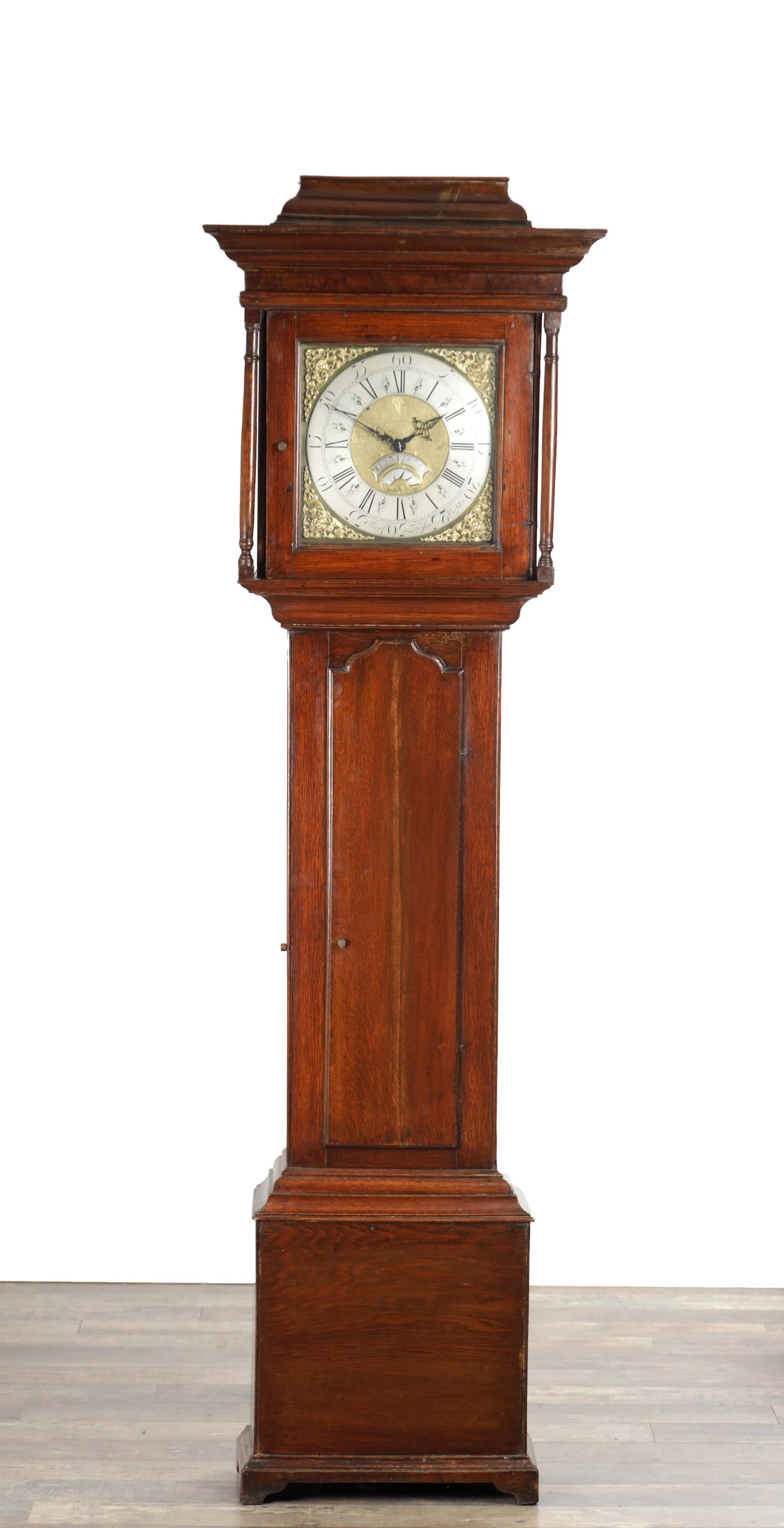 SAMUEL LAWSON OF KEIGHLEY AN 18TH CENTURY OAK 30-HOUR LONGCASE CLOCK (1 of 8)