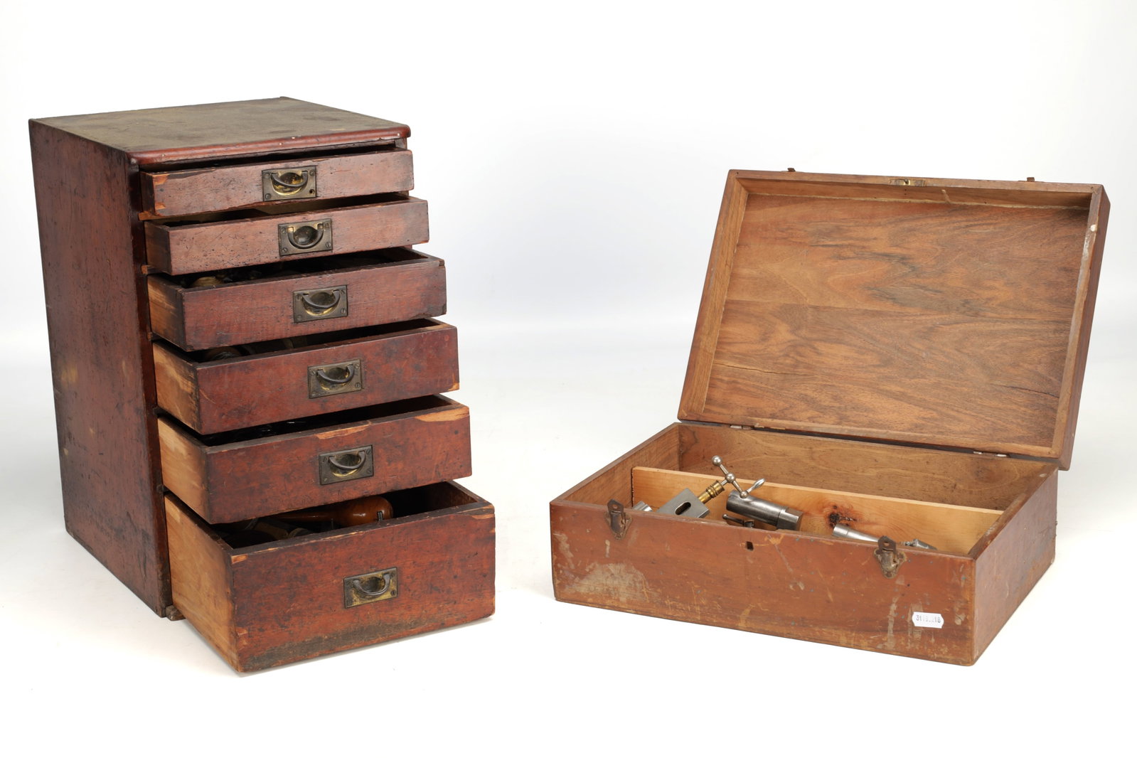 A COLLECTION OF HOROLOGICAL TOOLS AND OTHER ITEMS (1 of 8)