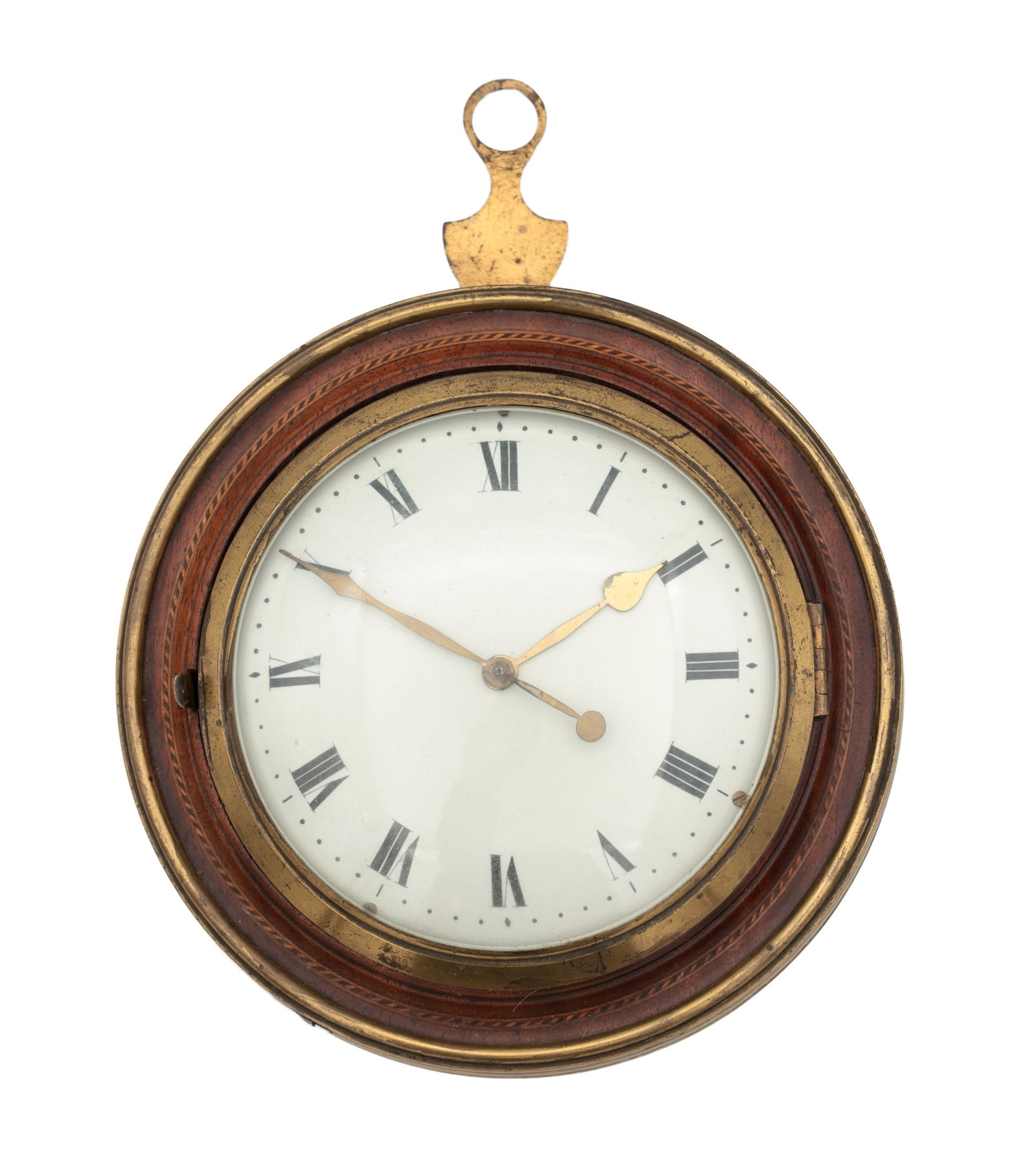SEPTIMUS MILES, LUDGATE STREET LONDON, AN ENGLISH GILT-BRASS SEDAN CLOCK (1 of 5)