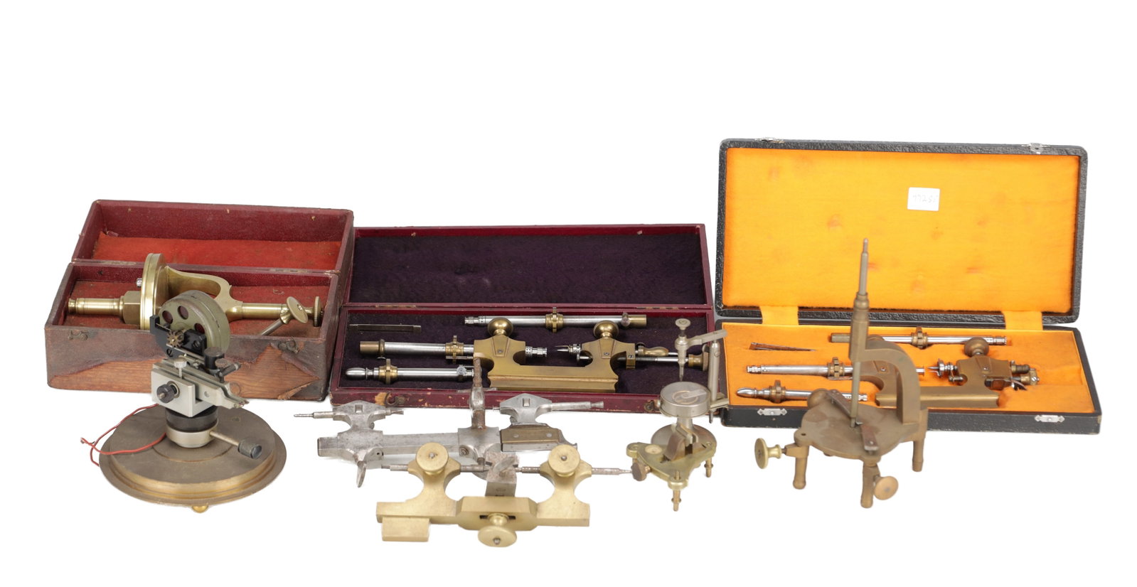 A COLLECTION OF WATCH AND CLOCKMAKERS' TOOLS (1 of 7)