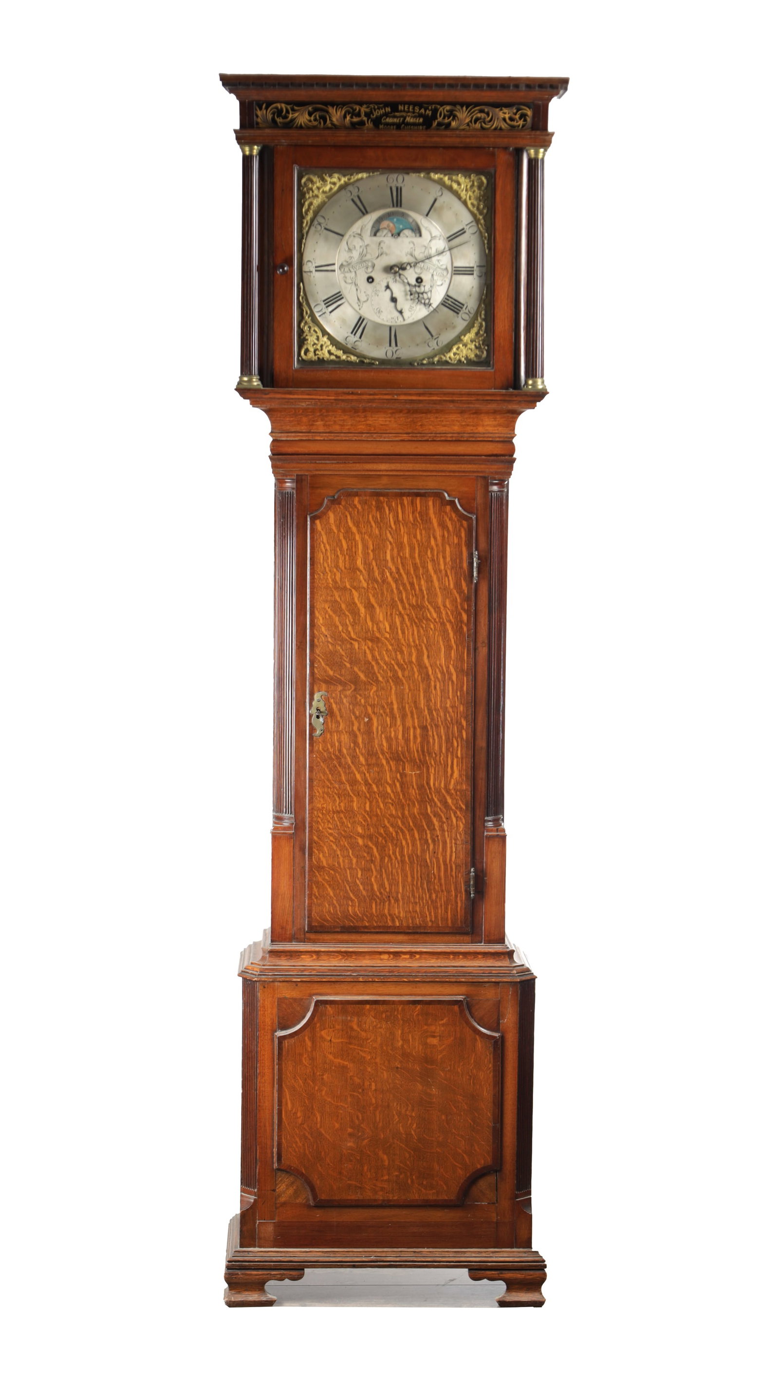 LAWSON, NEWTON. A GEORGE III OAK LONGCASE CLOCK (1 of 3)