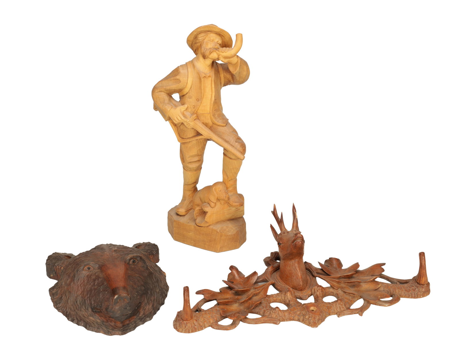 A COLLECTION OF CARVED WOODS (1 of 16)