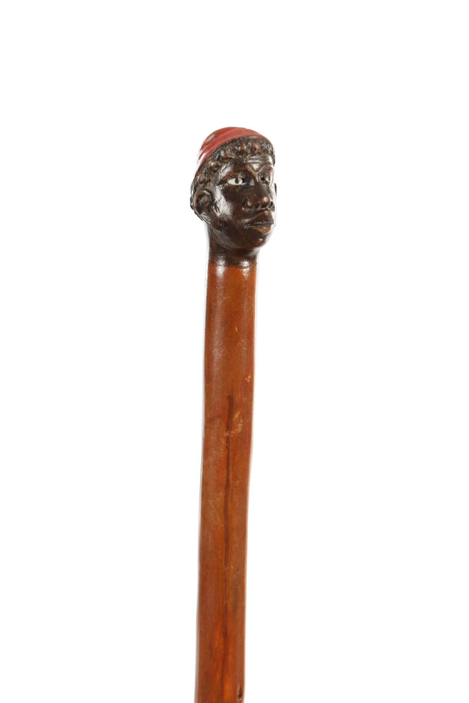 A 19TH CENTURY FOLK ART WALKING CANE (1 of 4)