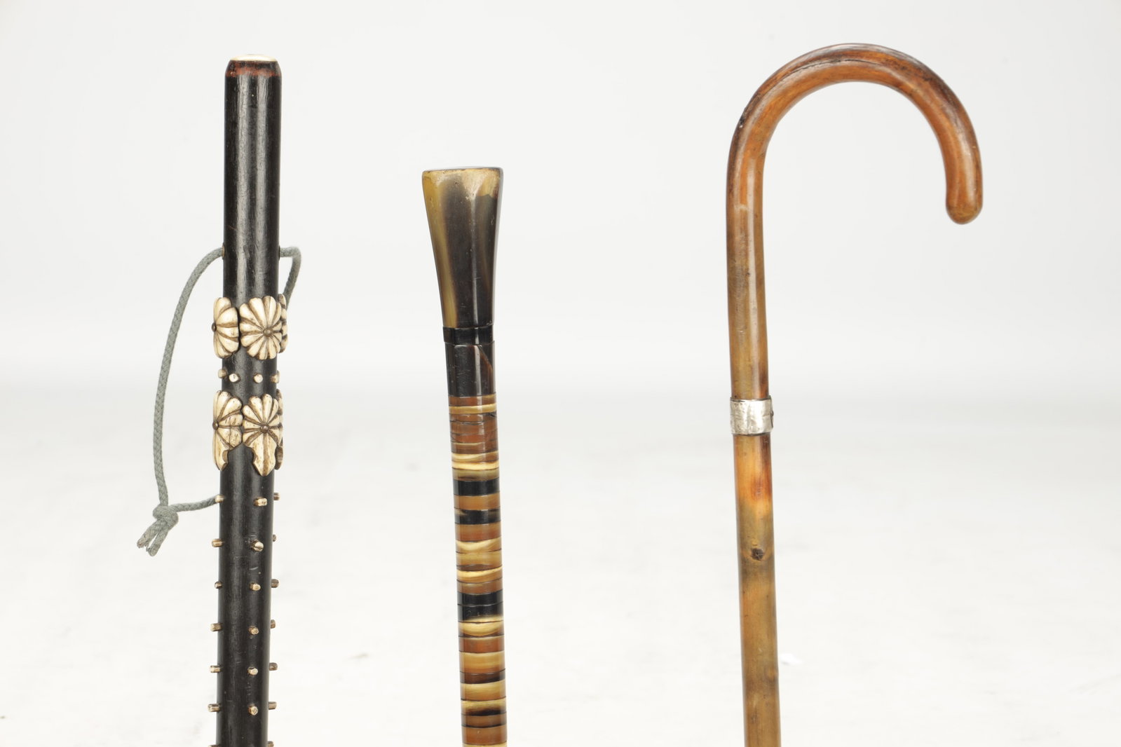 A COLLECTION OF THREE 19TH CENTURY WALKING CANES (1 of 13)